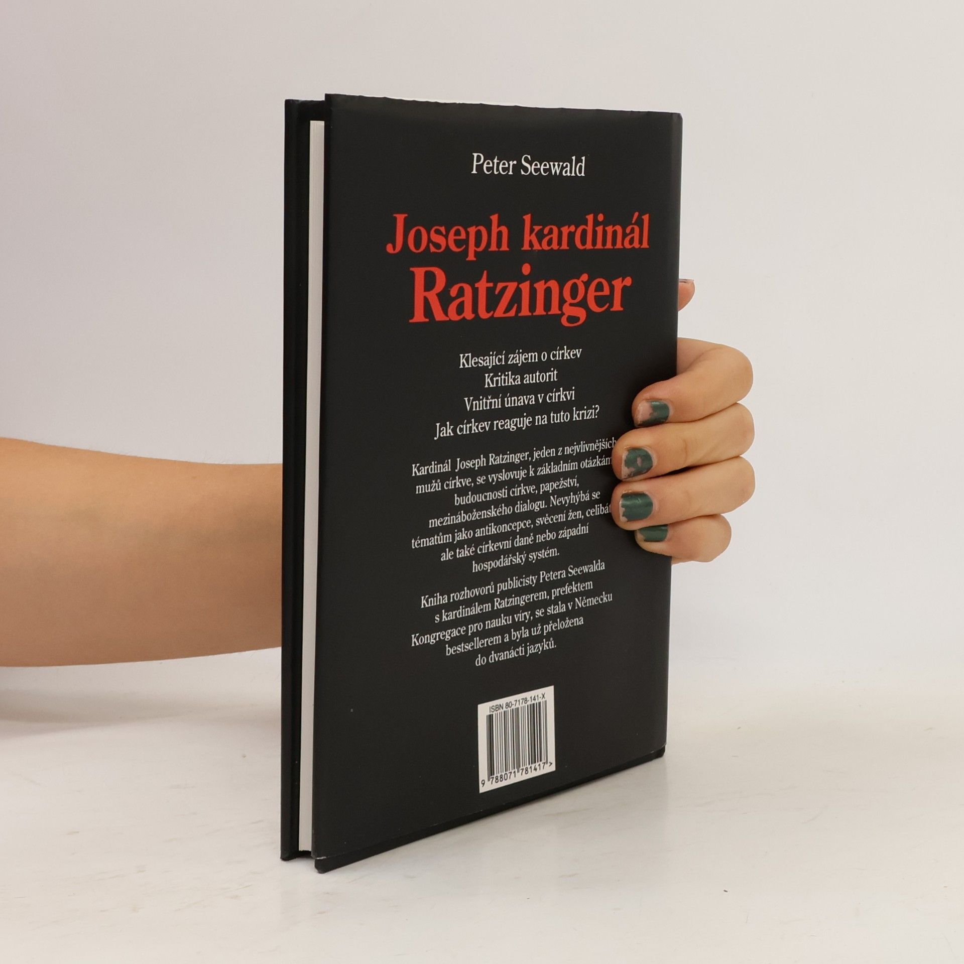 Alžběta Sirovátková Joseph kardinál Ratzinger. Křesťanství na přelomu tisíciletí