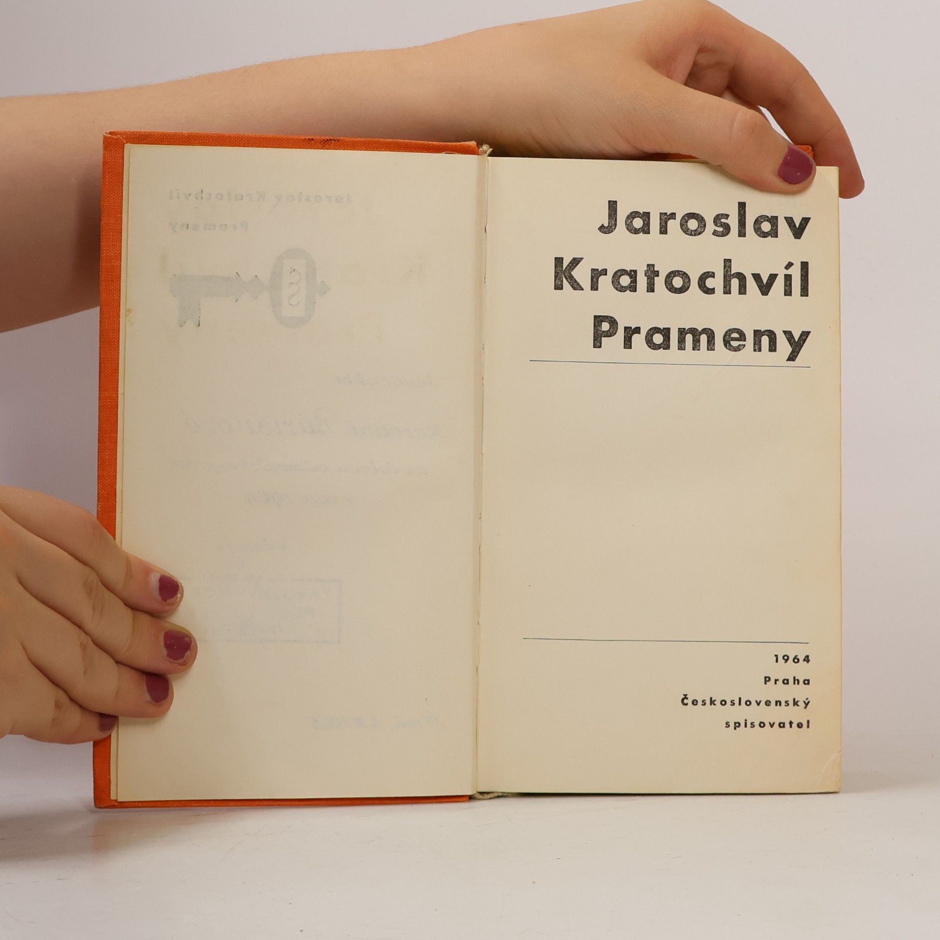 Jaroslav Kratochvíl Prameny