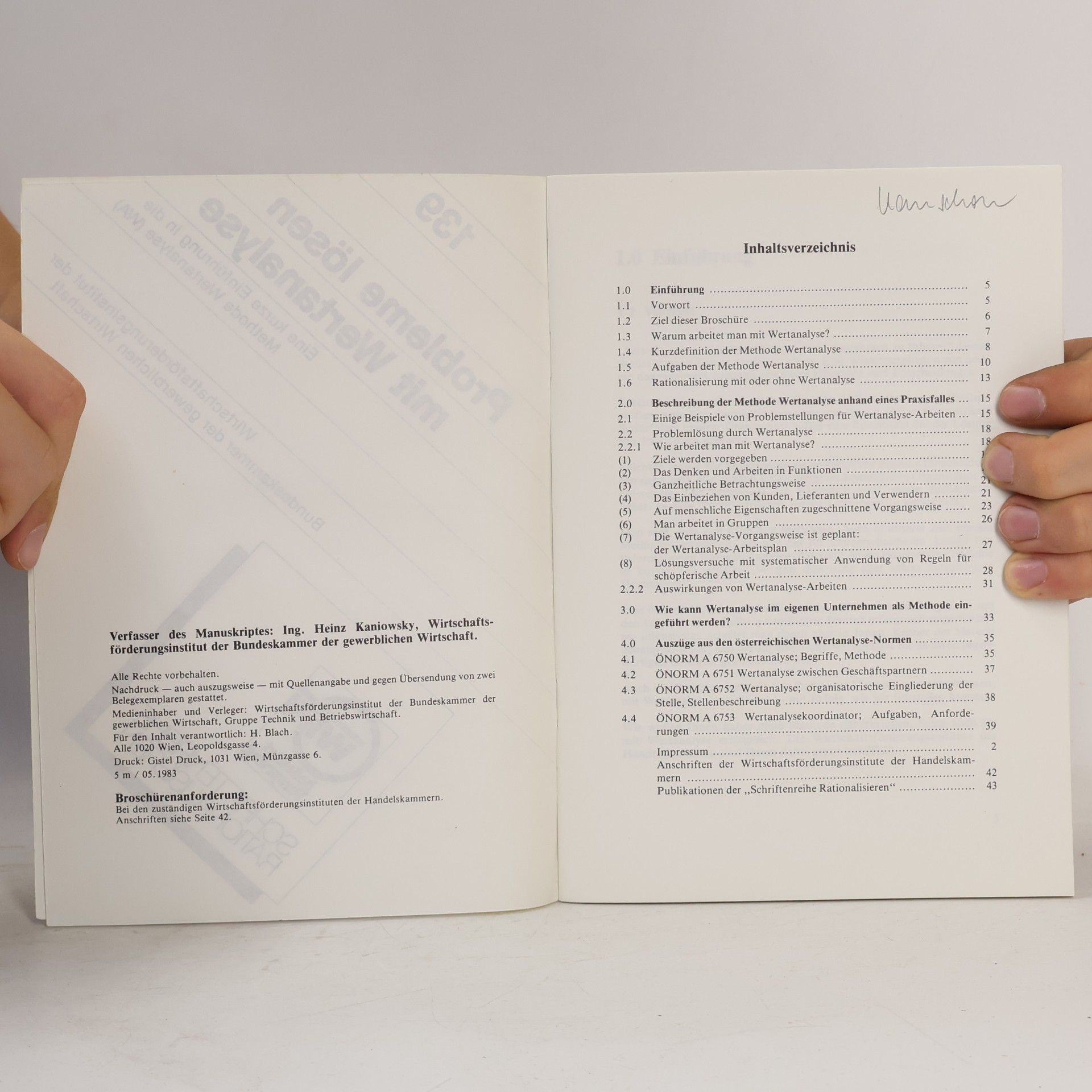 Autorenkollektiv Probleme lösen mit Wertanalyse