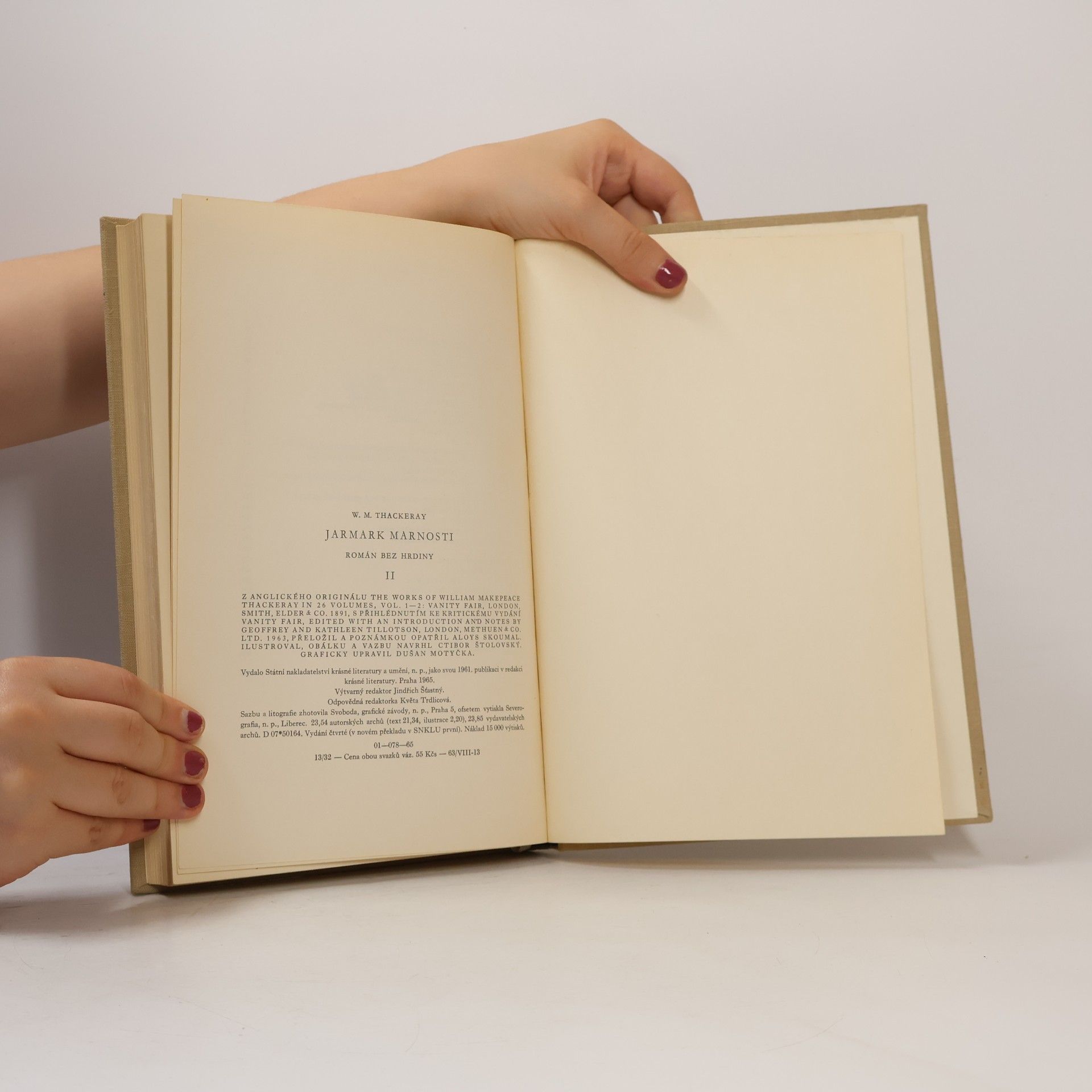 William Makepeace Thackeray Jarmark marnosti II