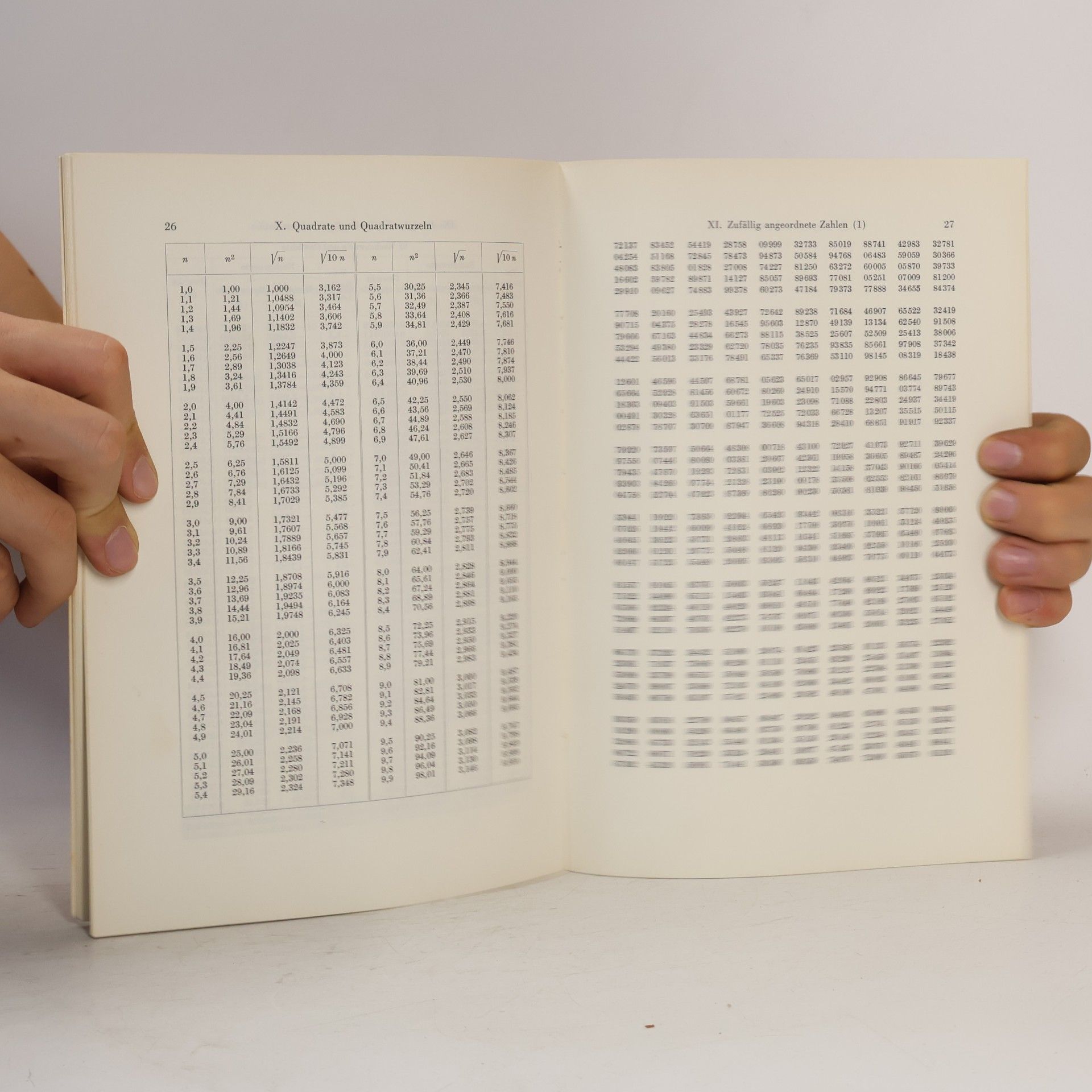Arthur Linder Anschauliche Sammlung mathematisch-statistischer Tafeln