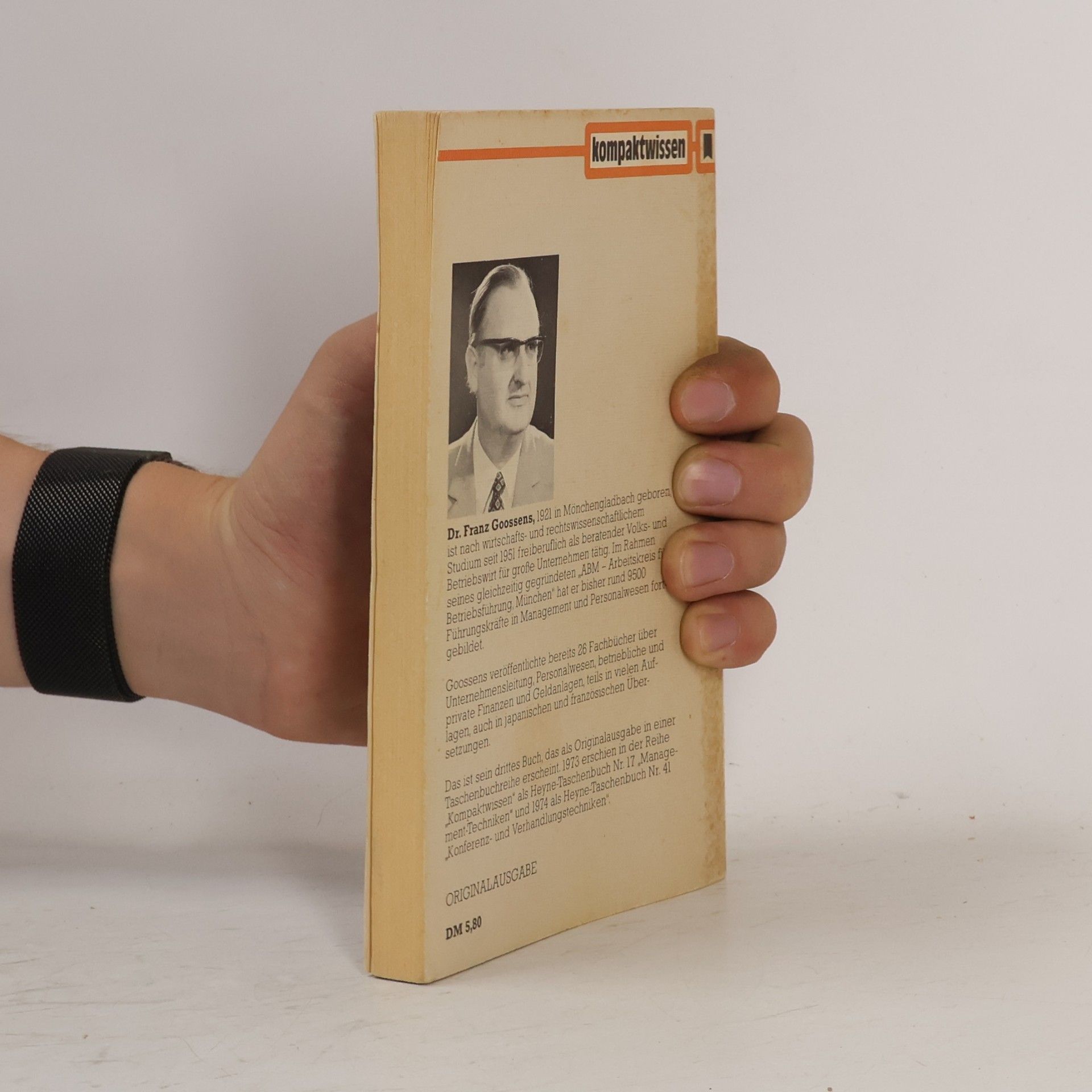 Franz Goossens Was Führungskräfte von Betriebswirtschaft wissen müssen
