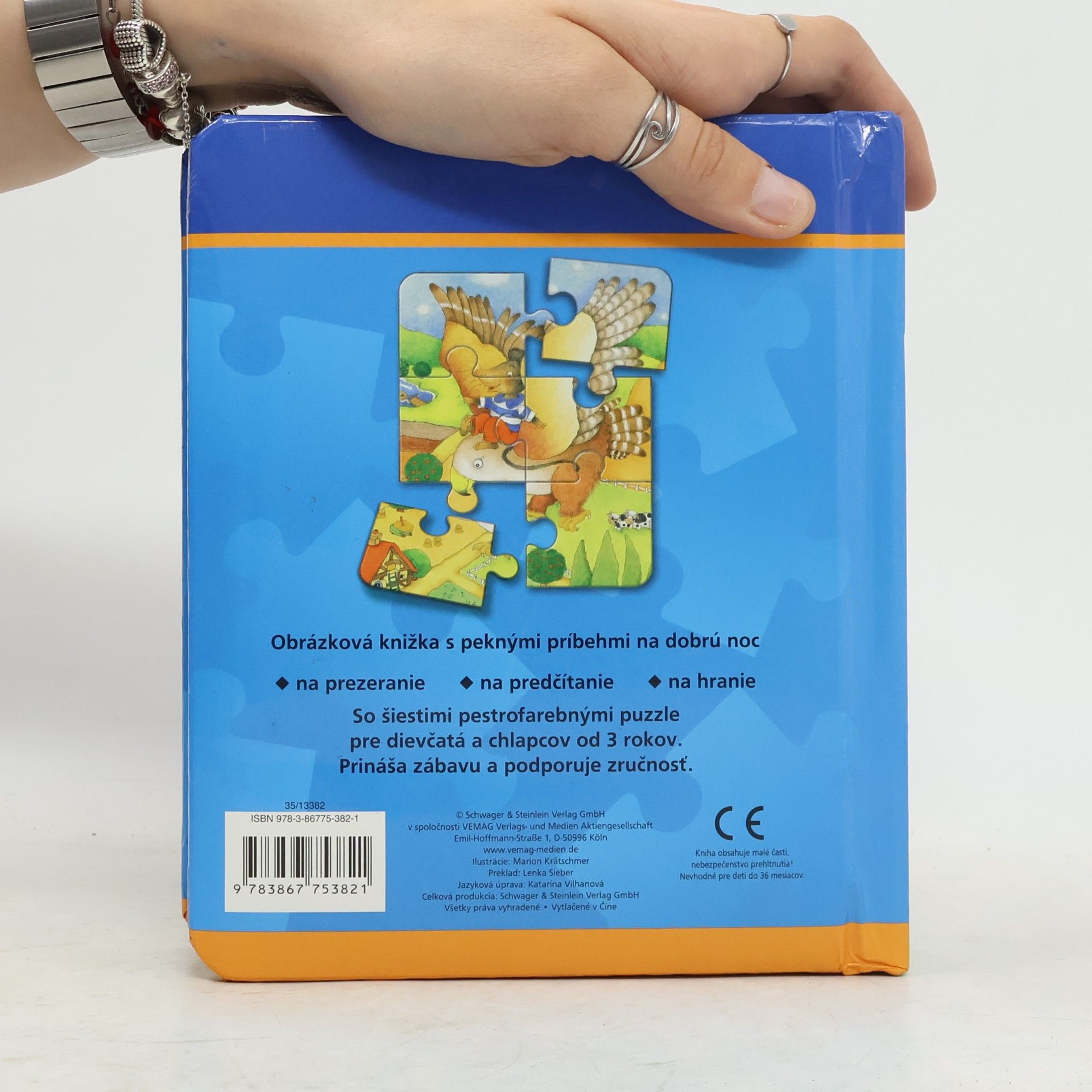 Kolektiv autorů Knižka s puzzle. Na dobrú noc