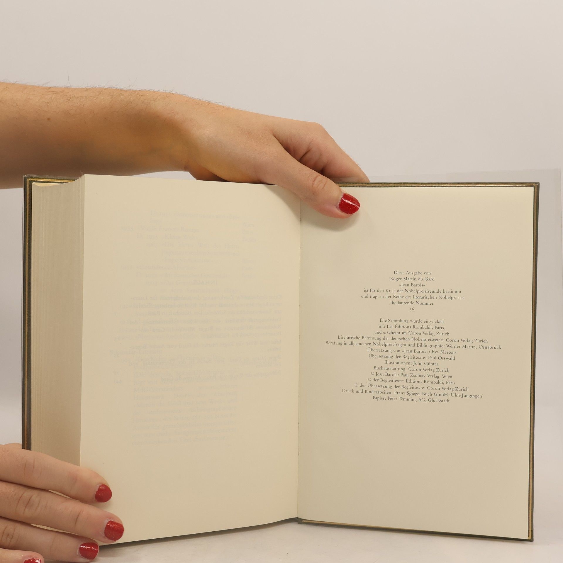 Autorenkollektiv Nobel Preis 1934-1937