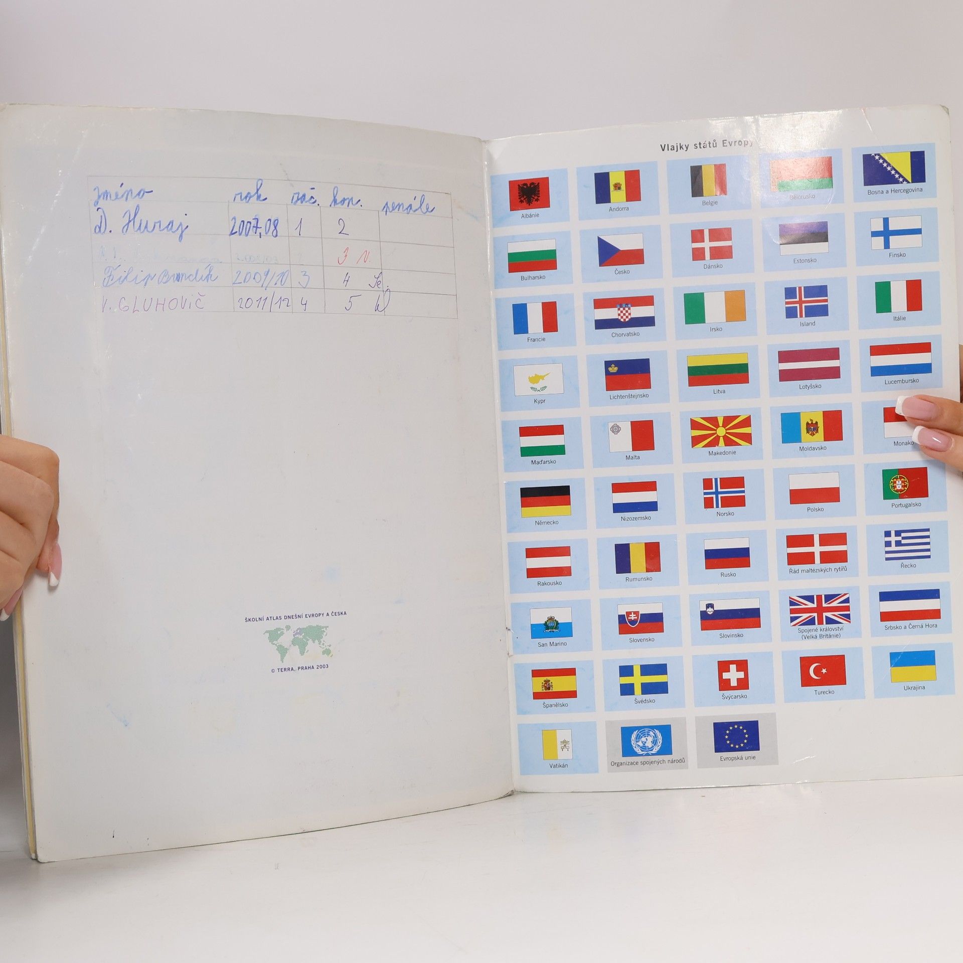 Ivan Bičík Školní atlas dnešní Evropy a Česka