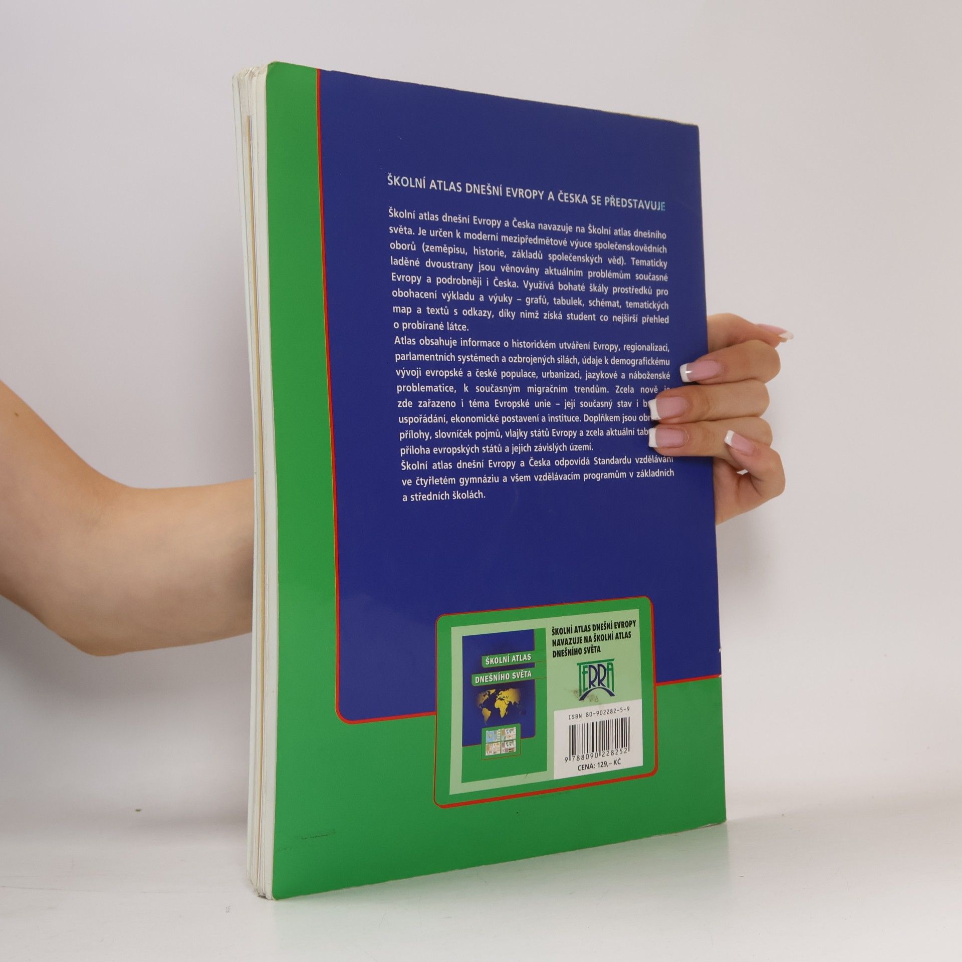Ivan Bičík Školní atlas dnešní Evropy a Česka
