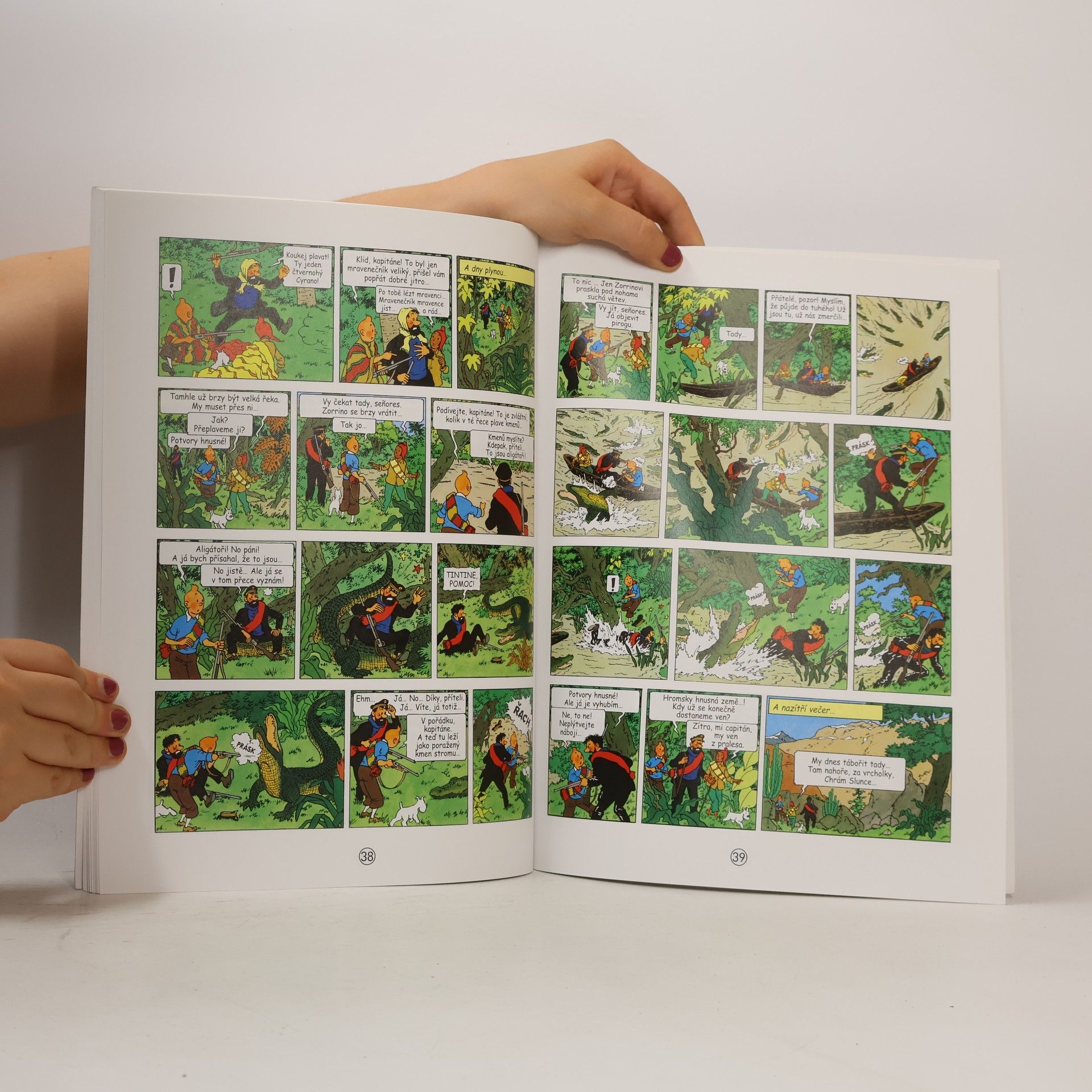 Hergé Tintin (14) - Chrám Slunce