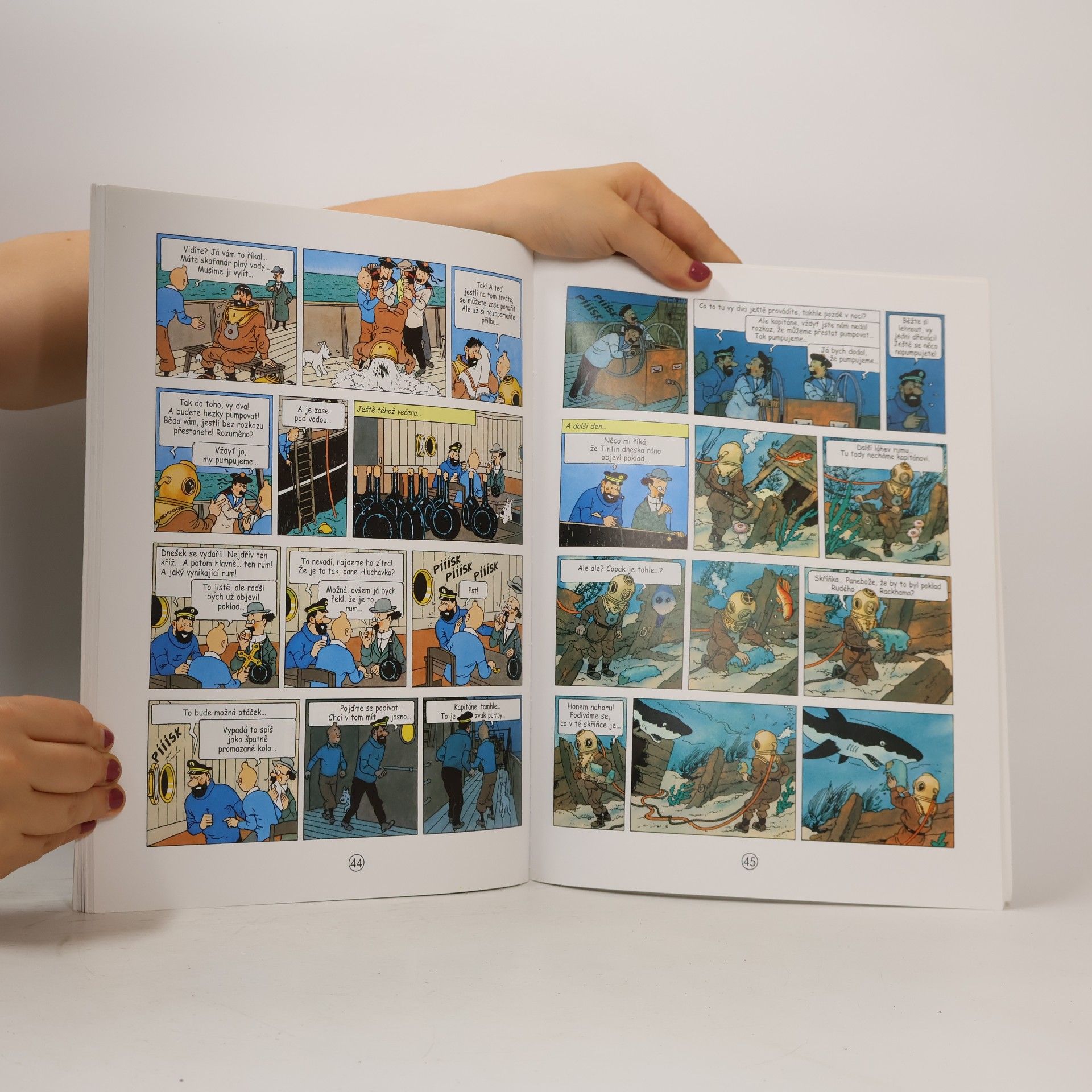 Hergé Poklad Rudého Rackhama