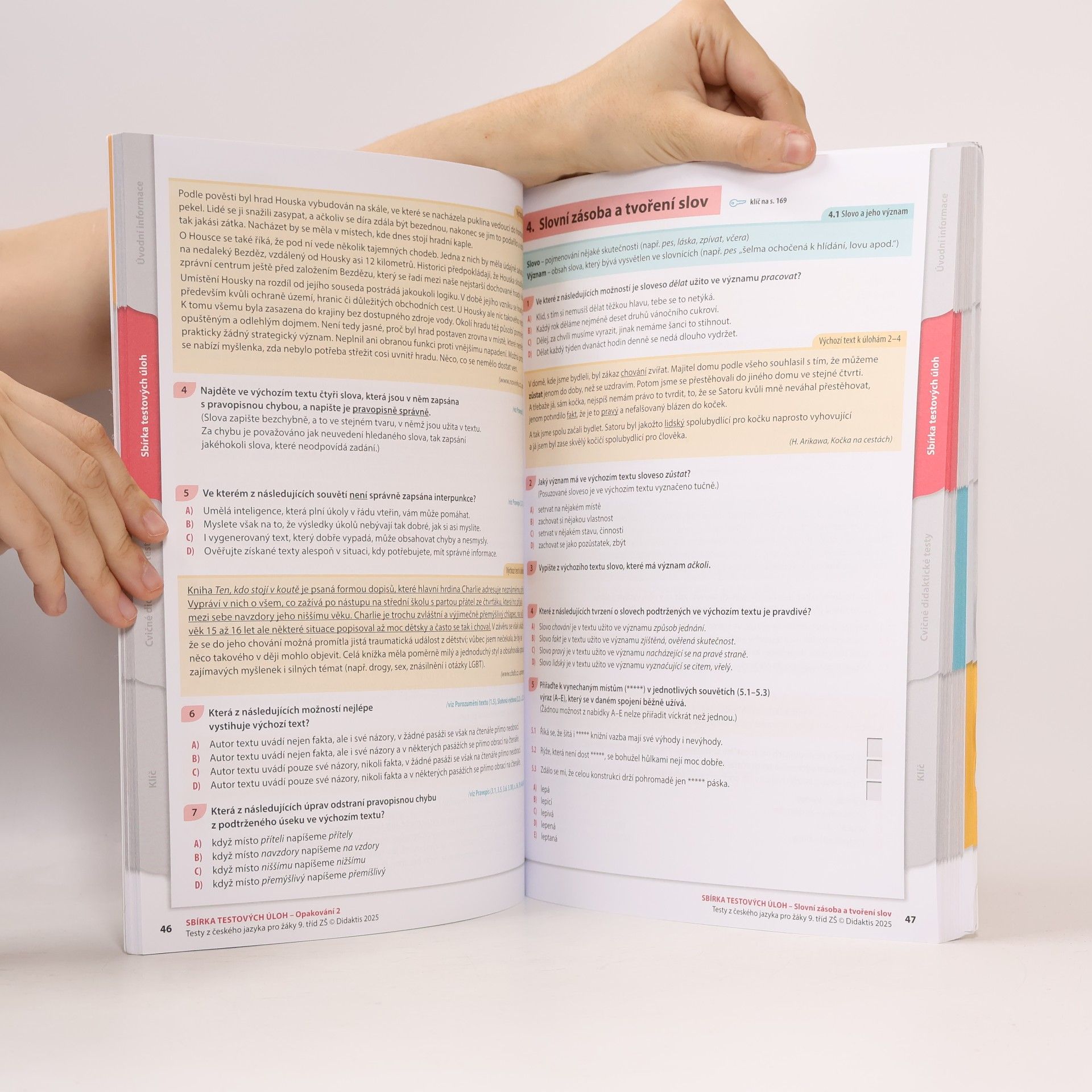 Autores varios Testy 2026 z českého jazyka pro žáky 9. tříd ZŠ