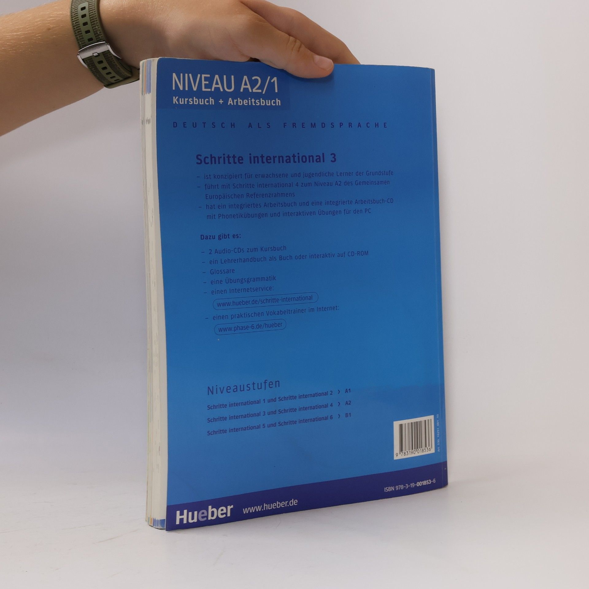 Silke Hilpert Schritte 3 international : deutsch als fremdsprache : kursbuch + arbeitsbuch. Niveau A2