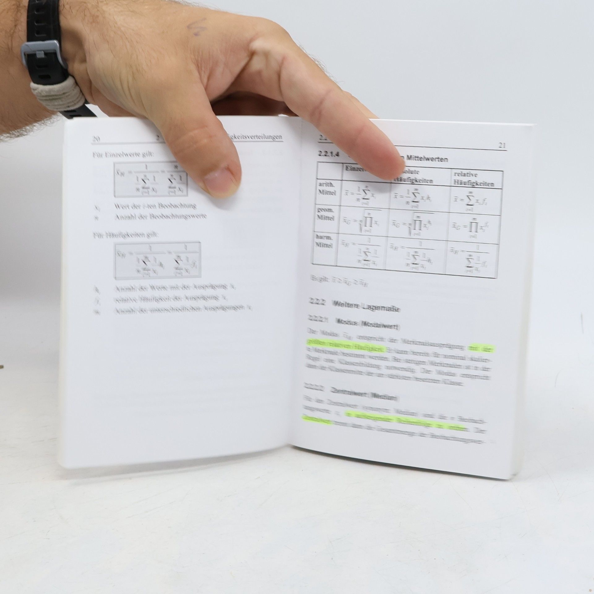 Thomas Sauerbier Kleine Formelsammlung Statistik