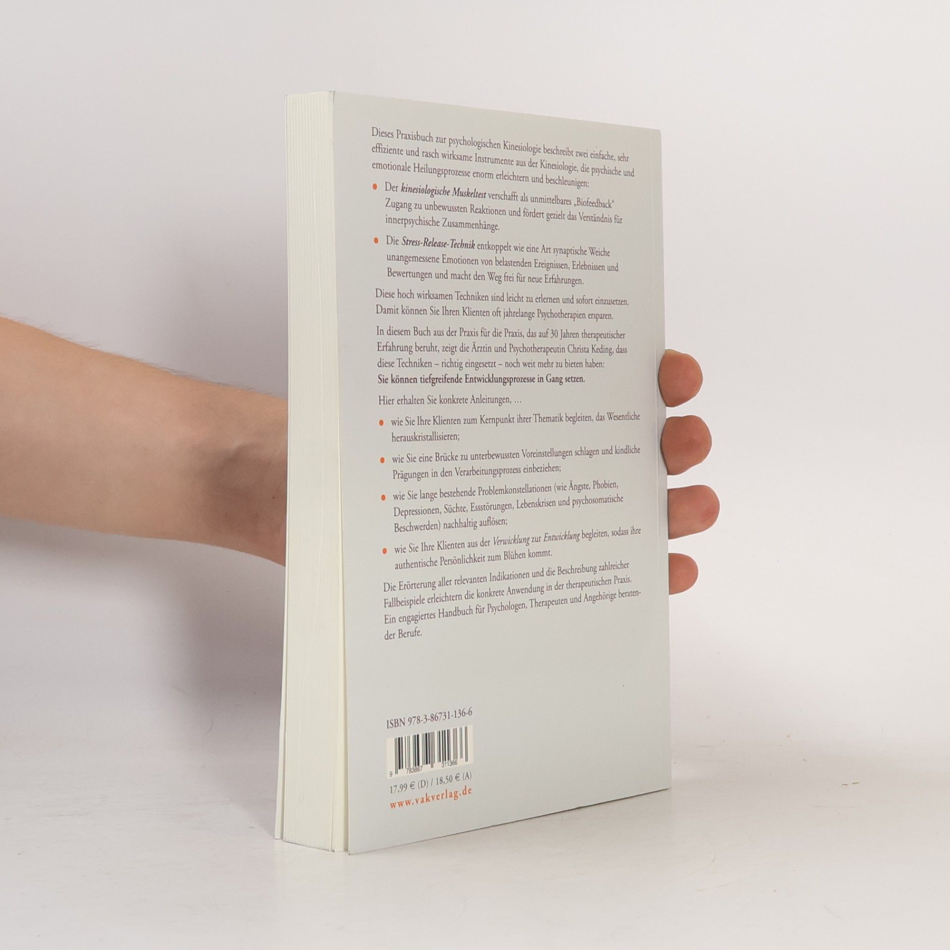 Christa Keding Praxisbuch psychologische Kinesiologie