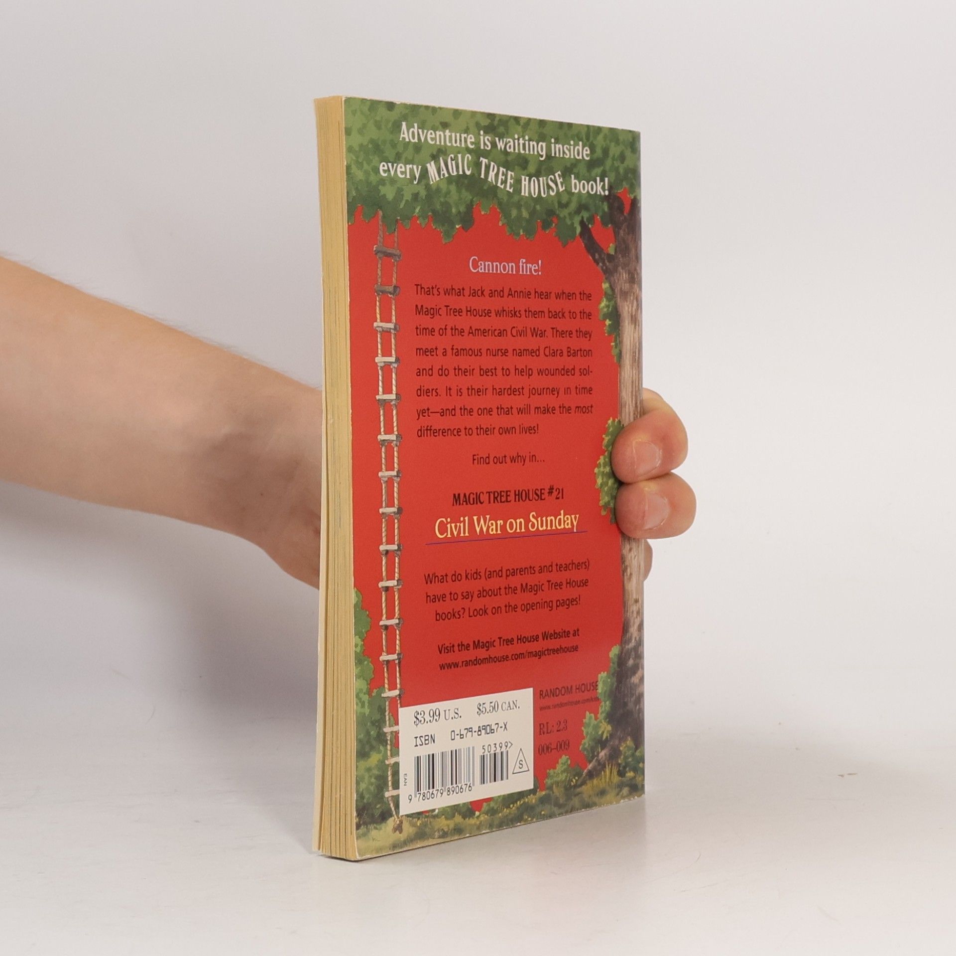 Mary Pope Osborne Magic Tree House 21 Civil War On Sunday