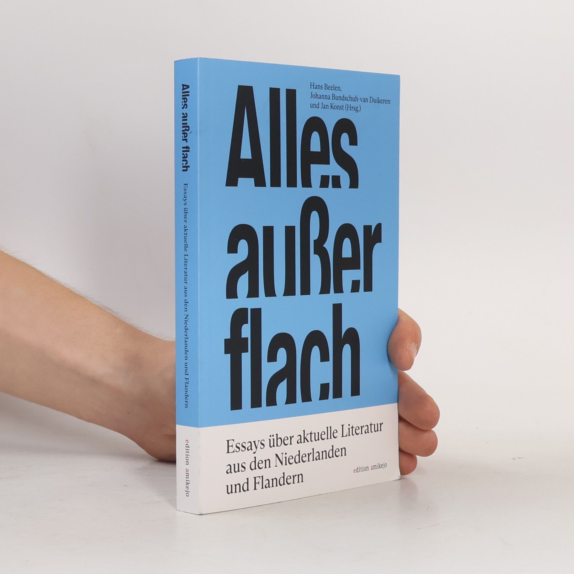 Alles außer flach. Aktuelle Literatur aus den Niederlanden und Flandern in deutscher Übersetzung