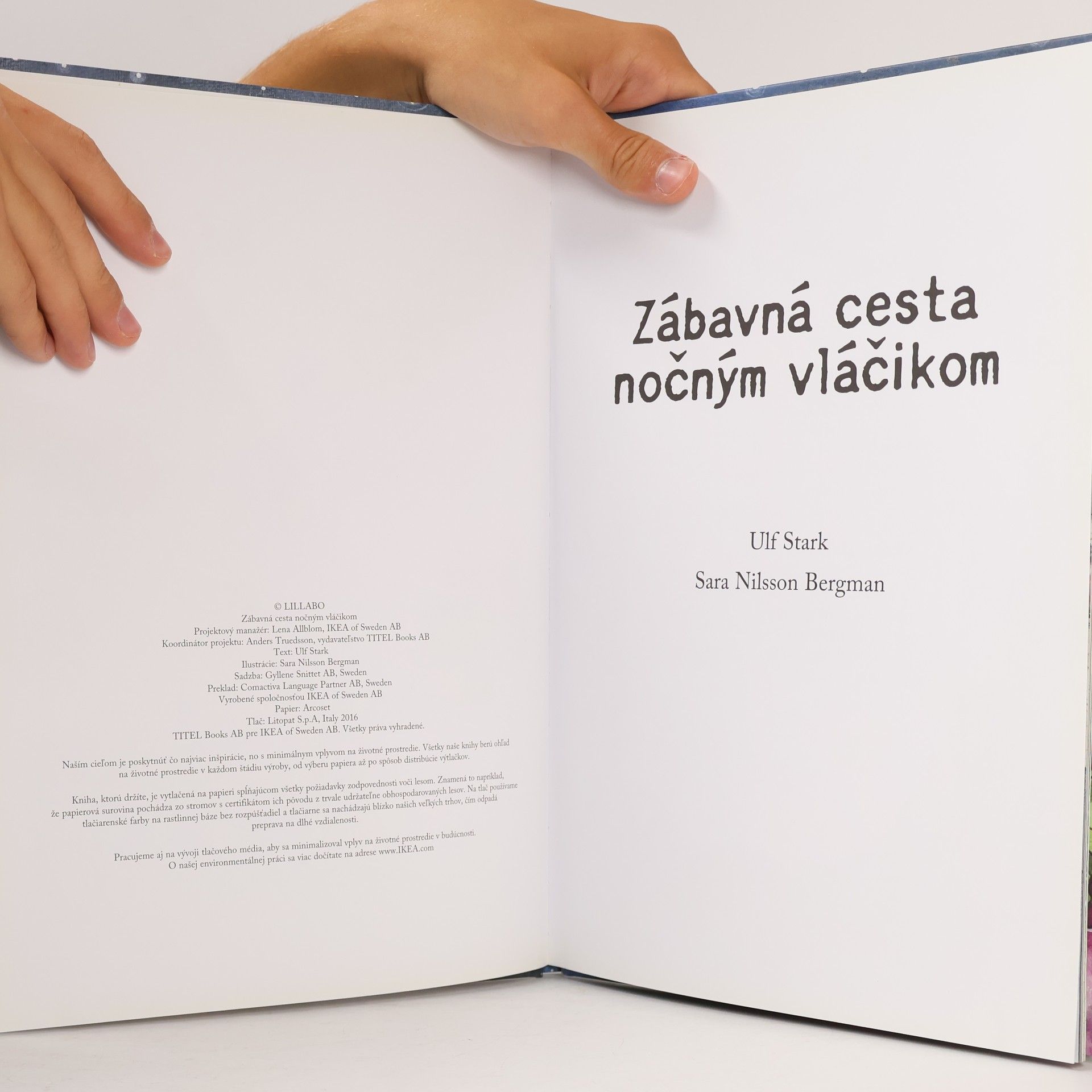 Ulf Stark Zábavná cesta nočným vláčikom