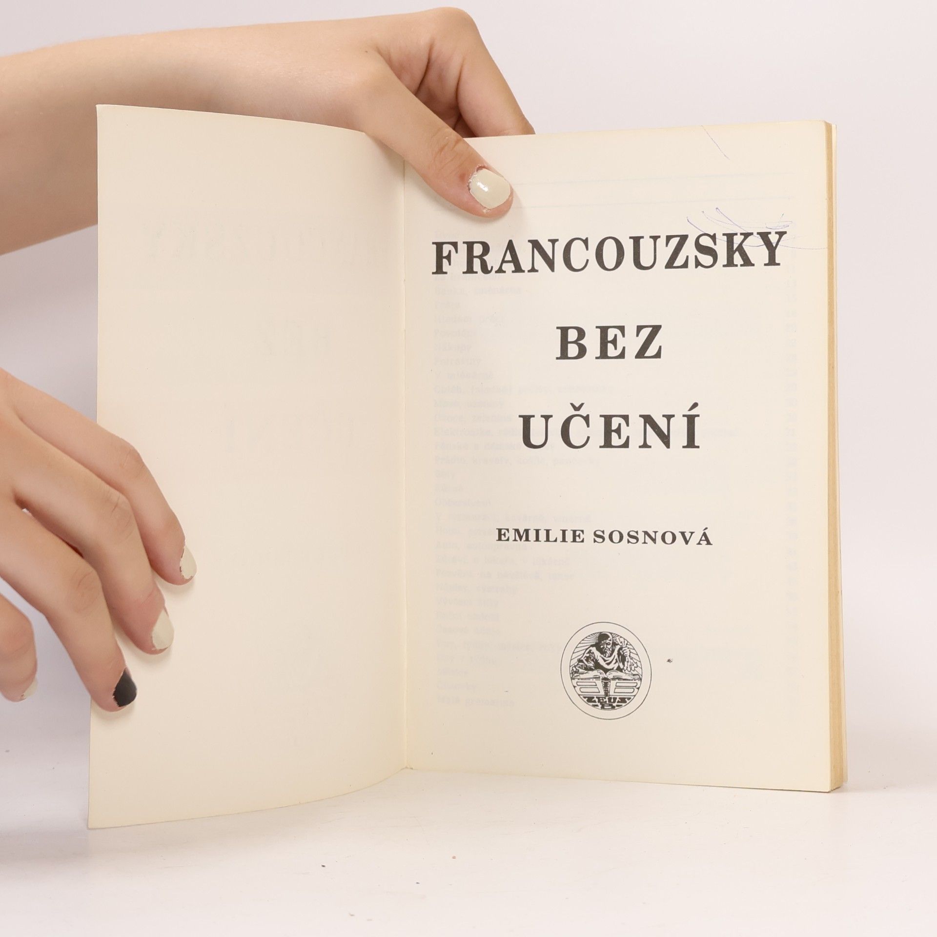 Sosnová Emilie Francouzsky bez učení