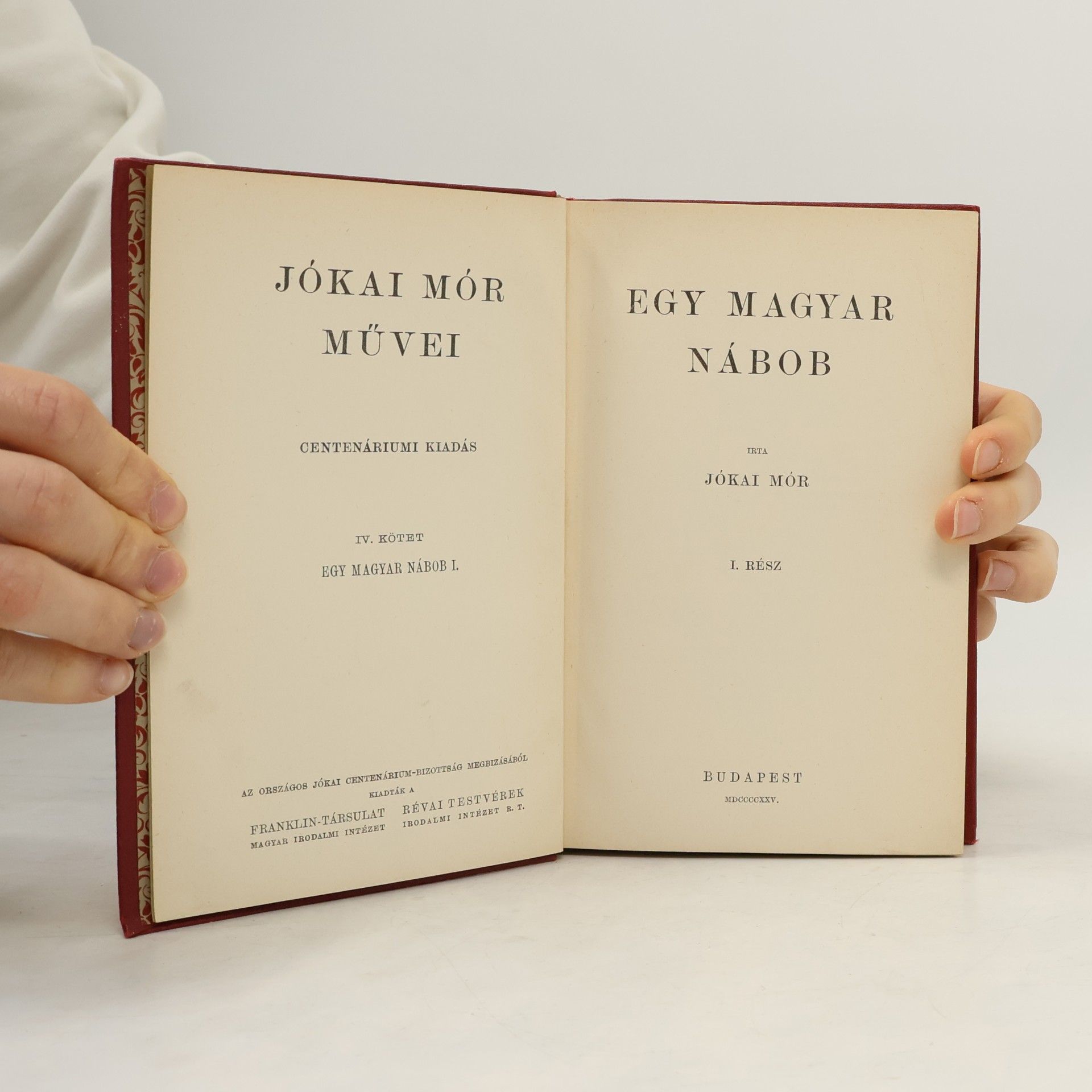 Mór Jókai Egy magyar nábob