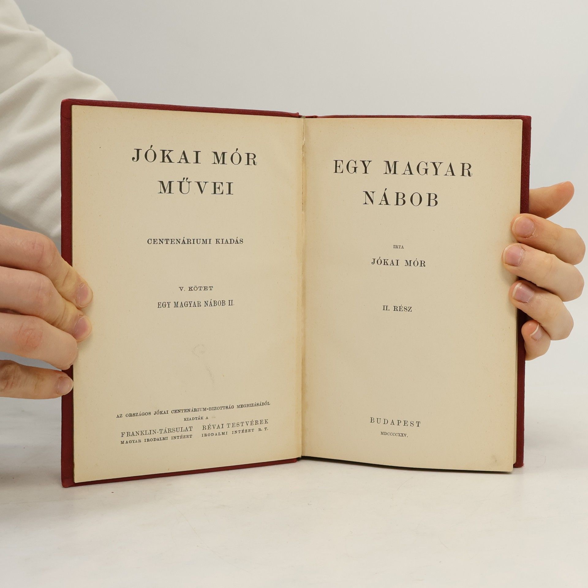 Mór Jókai Egy magyar nábob