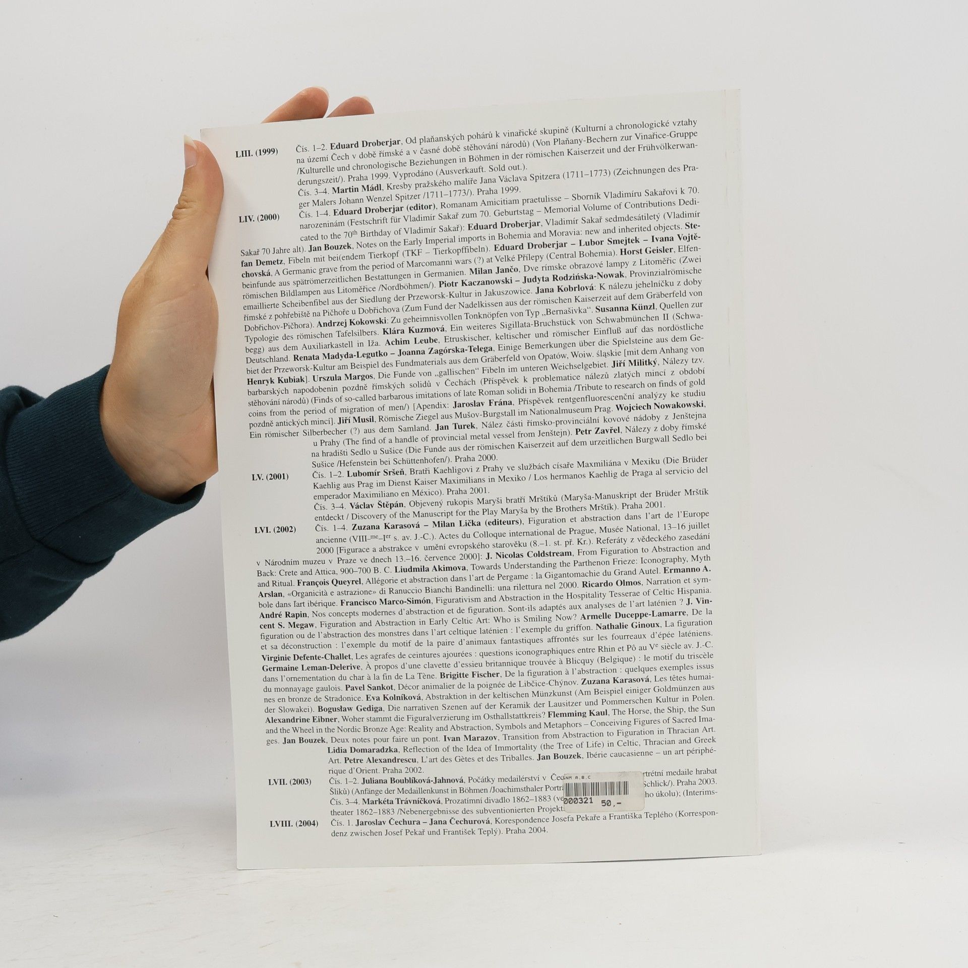 Kolektiv autorů Sborník Národního muzea v Praze : Acta Musei Nationalis Pragae. Řada A - Historie. (č.3-4,2005)