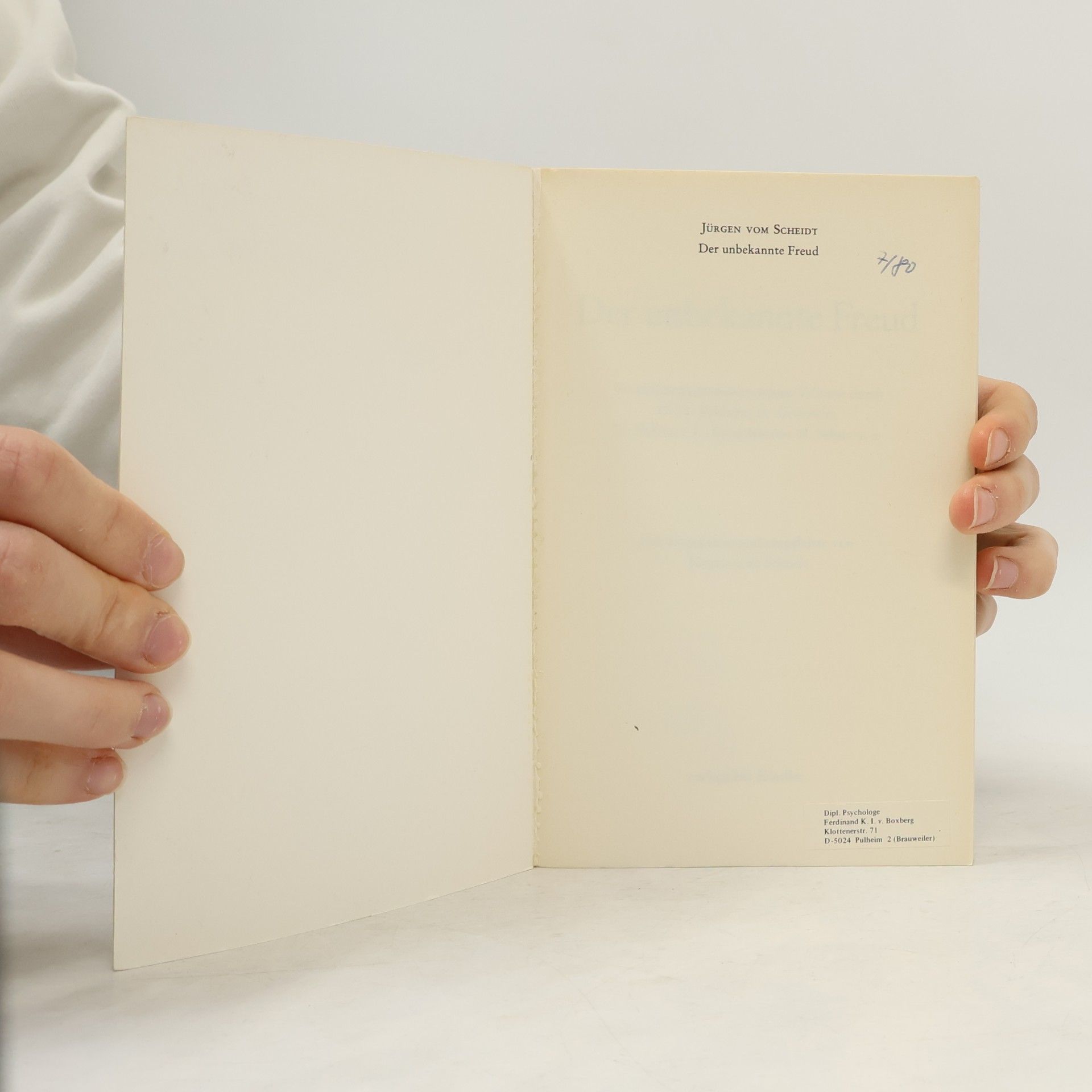 Erik H. Erik Homburger Erikson Der unbekannte Freud