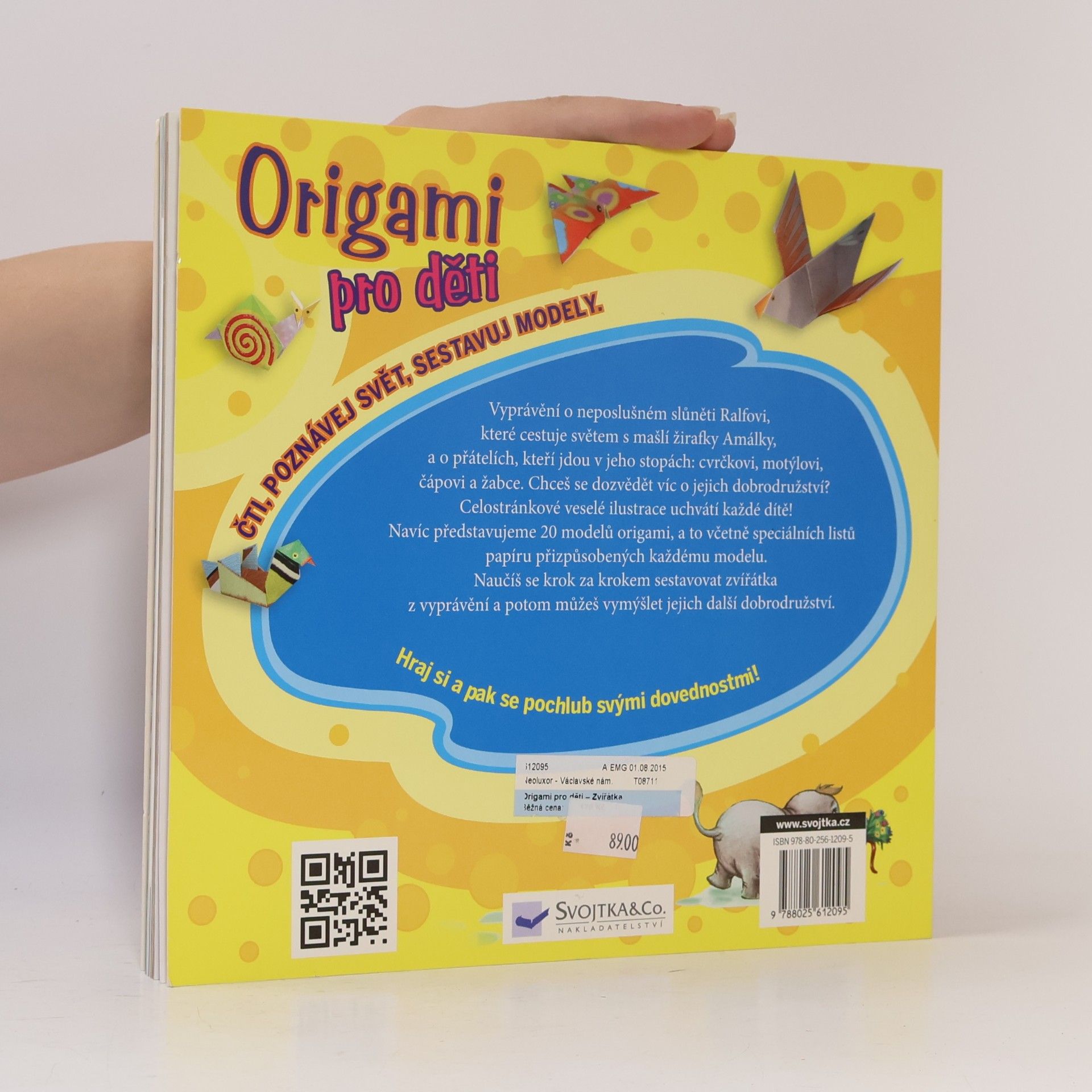 Tadeusz W. Schmidt Origami pro děti. Zvířátka