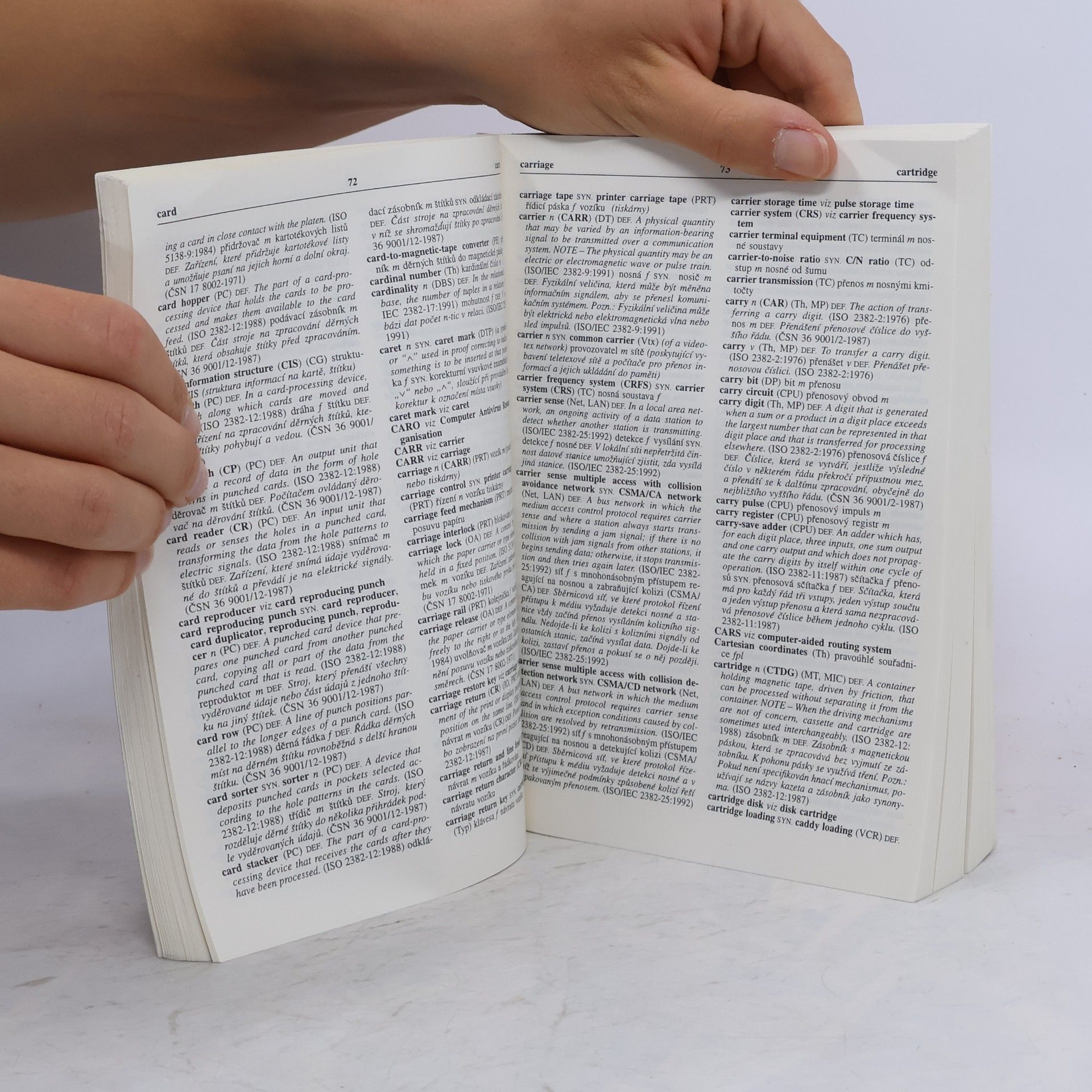 Oldřich Minihofer Anglicko-český slovník : Zpracování dat, telekomunikace a kancelářské systémy = English-Czech Dictionary : Data Processing, Telecomunications, Office Systems