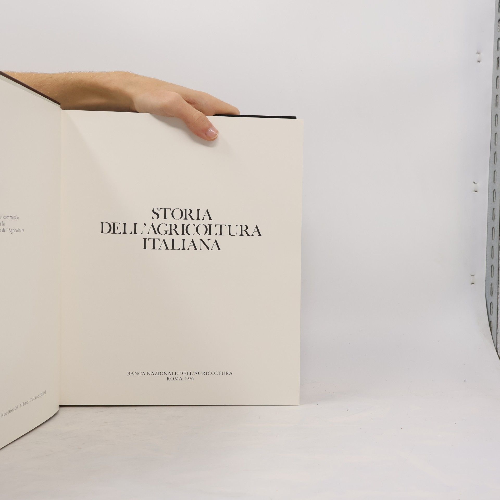 Collectif d'auteurs Storia dell' agricoltura italiana