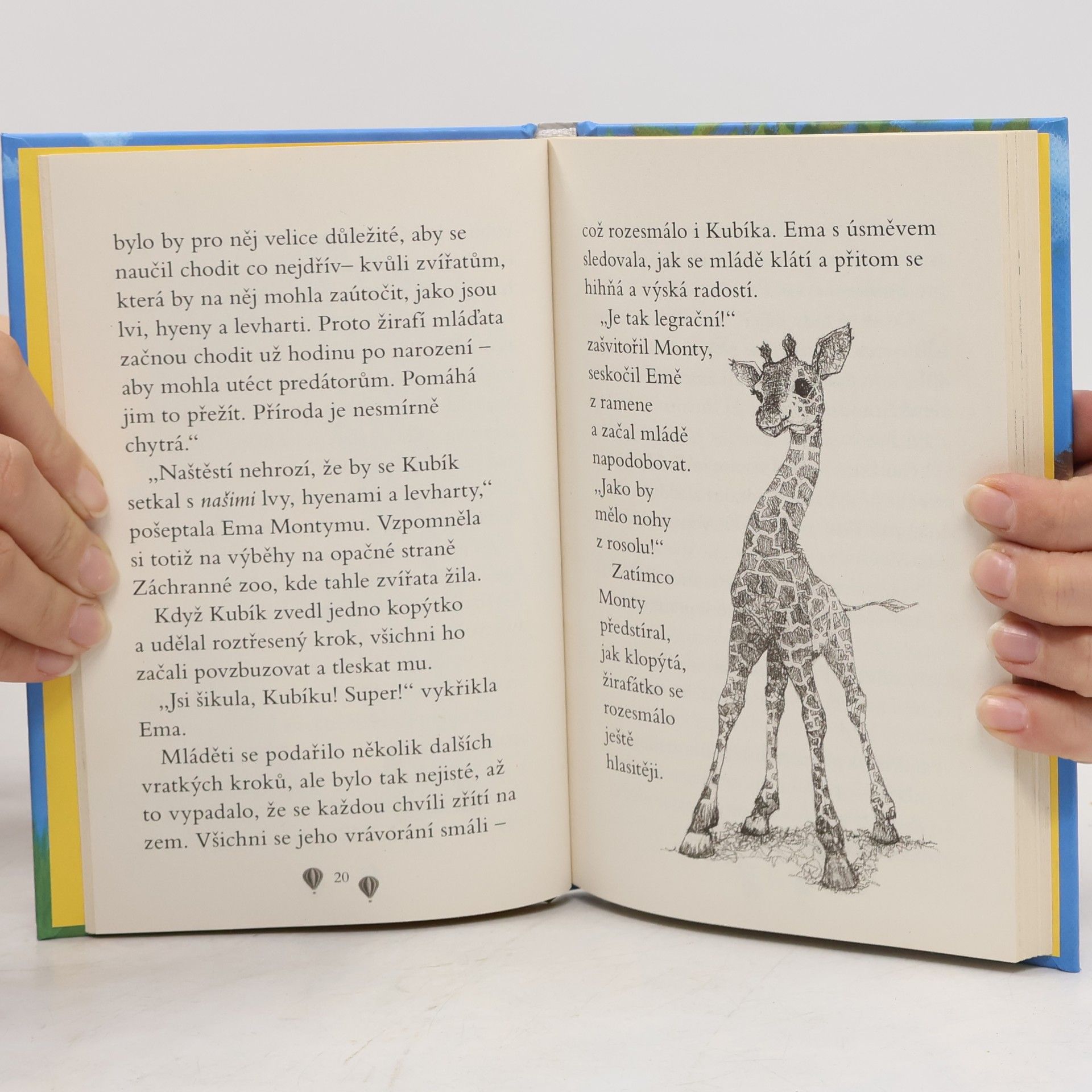 Amelia Cobb Ema a její kouzelná zoo. Rošťácká žirafa