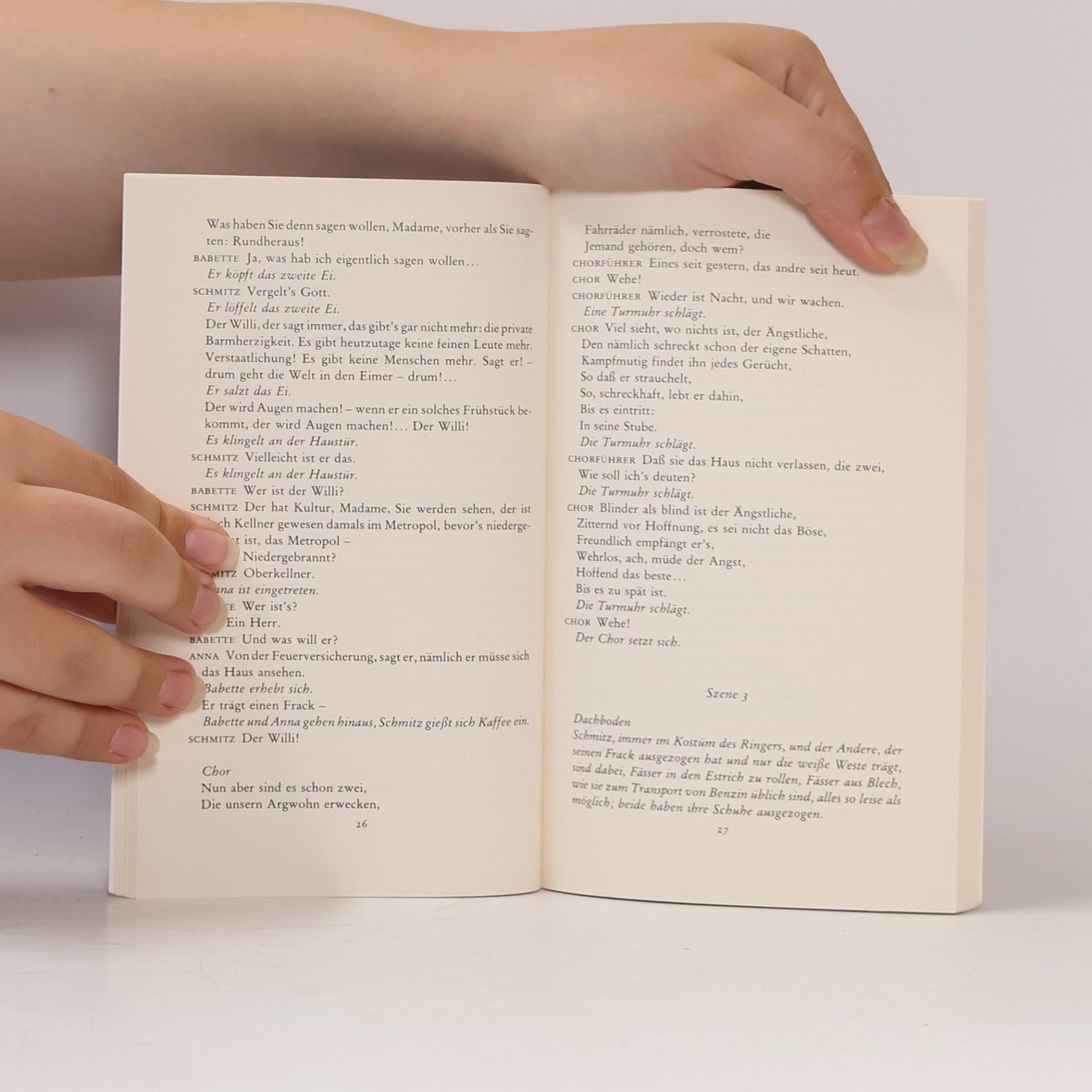 Max Frisch Biedermann und die Brandstifter