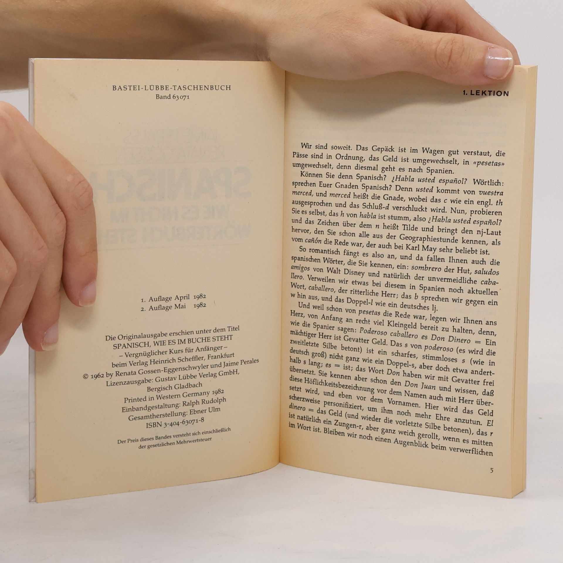 Jaime Perales Spanisch, wie es nicht im Wörterbuch steht