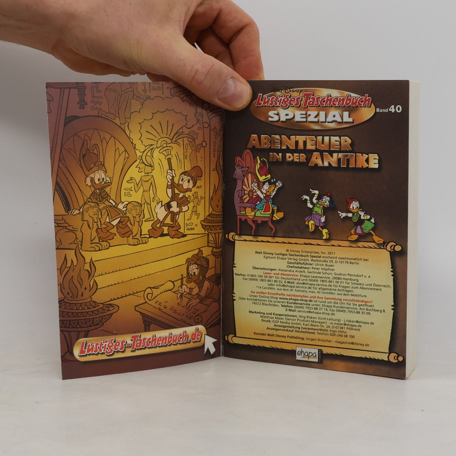 Walt Disney Lustiges Taschenbuch spezial 40. Abenteur in der Antike