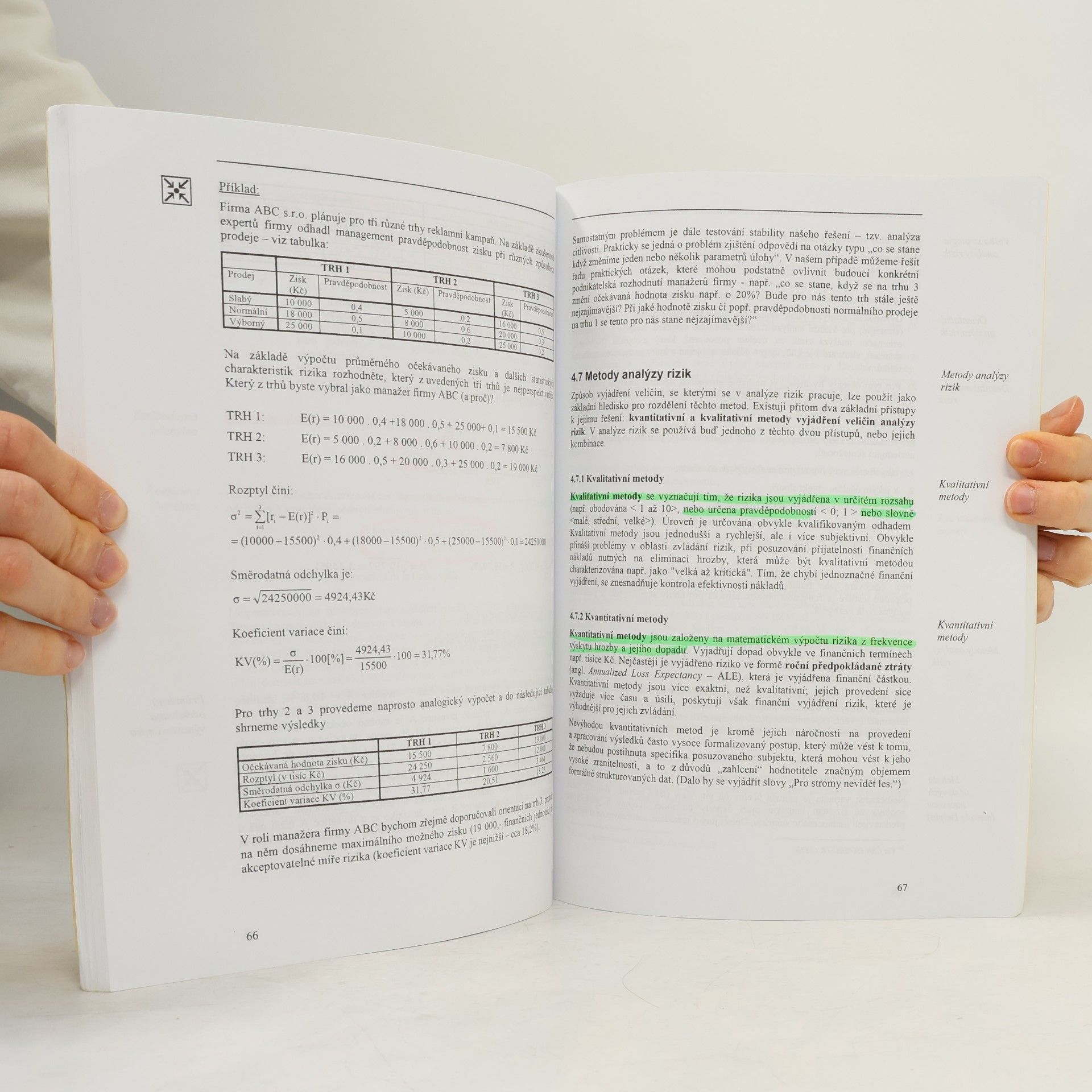 Radek Doskočil Risk management : studijní text pro kombinovanou formu studia