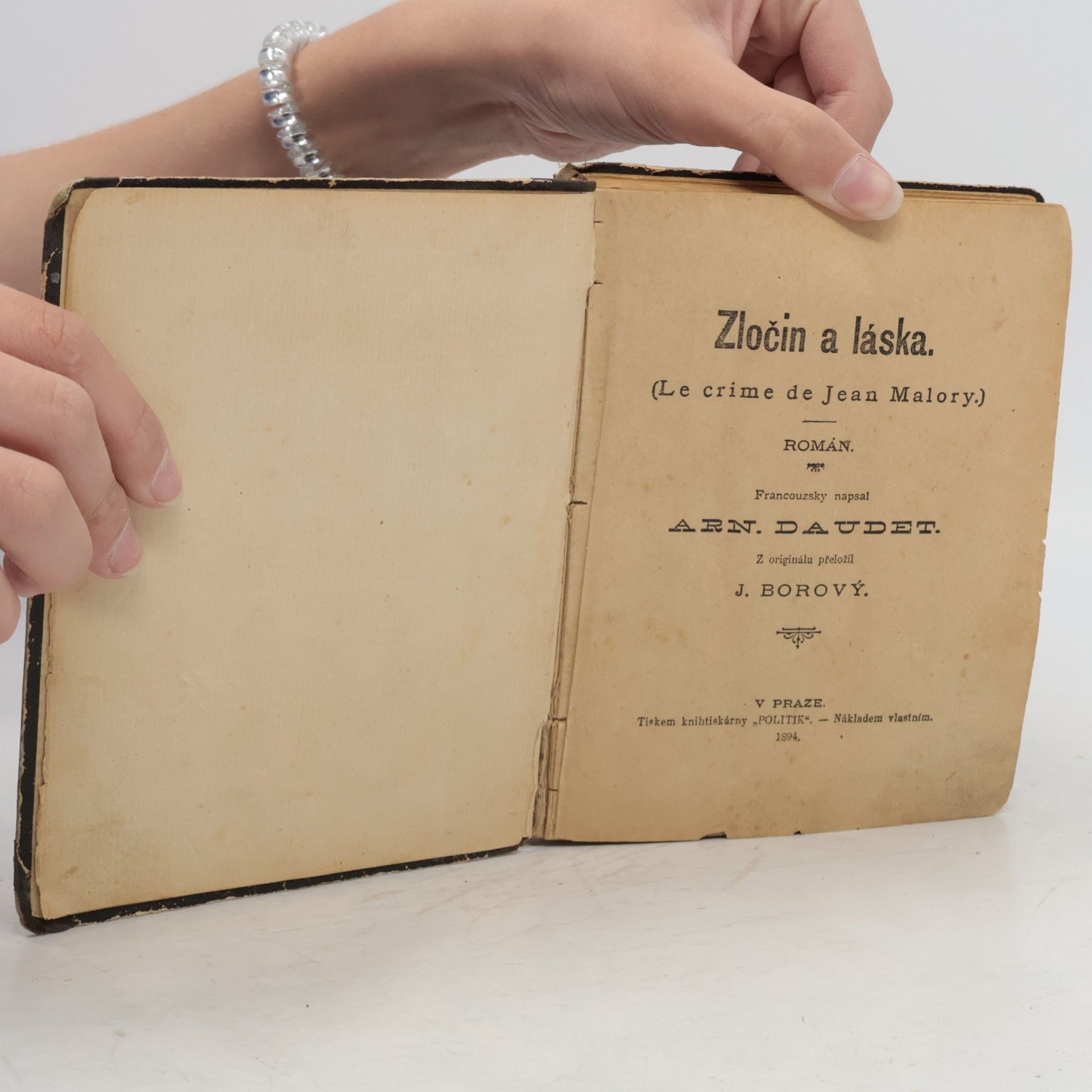 Alphonse Daudet Zločin a láska