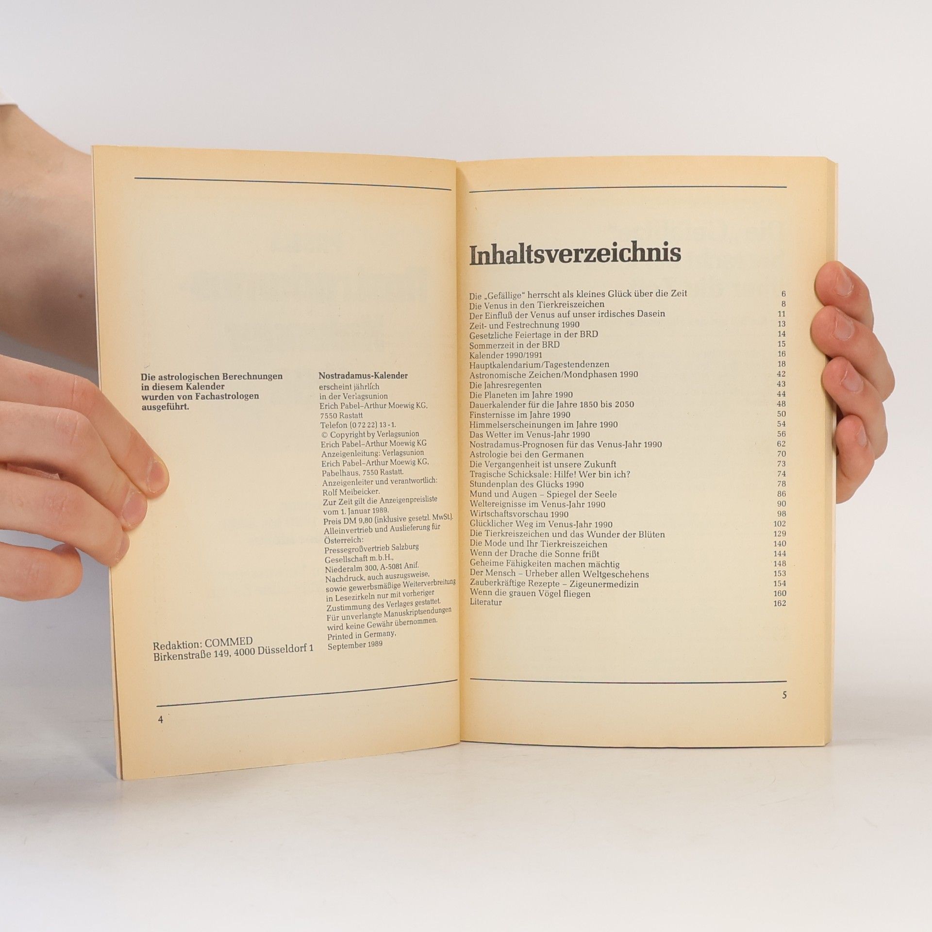 Various authors Nostradamus-Kalender 1993