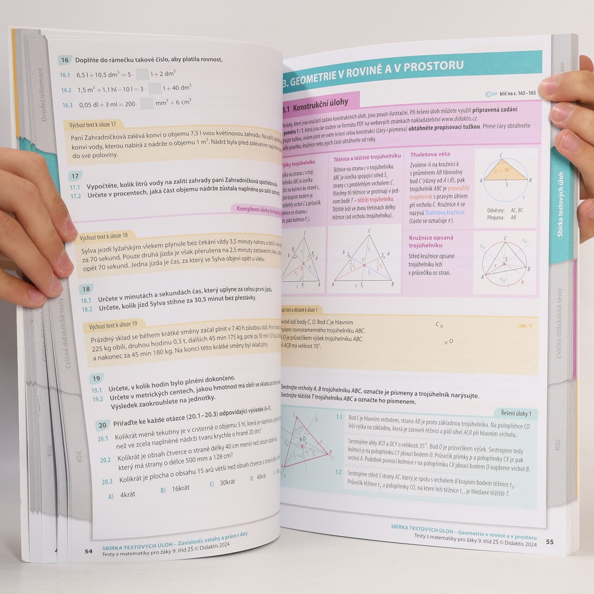 Various authors Testy 2024-2025 z matematiky pro žáky 9. tříd ZŠ