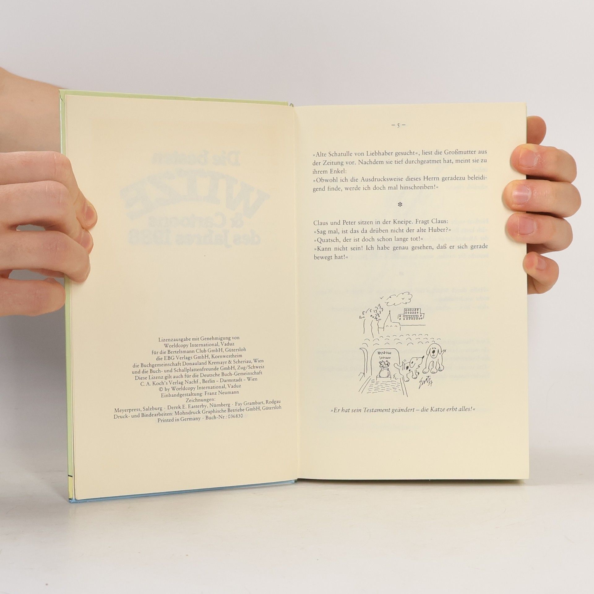 Various authors Die beste Witze & Cartoons des Jahres 1988
