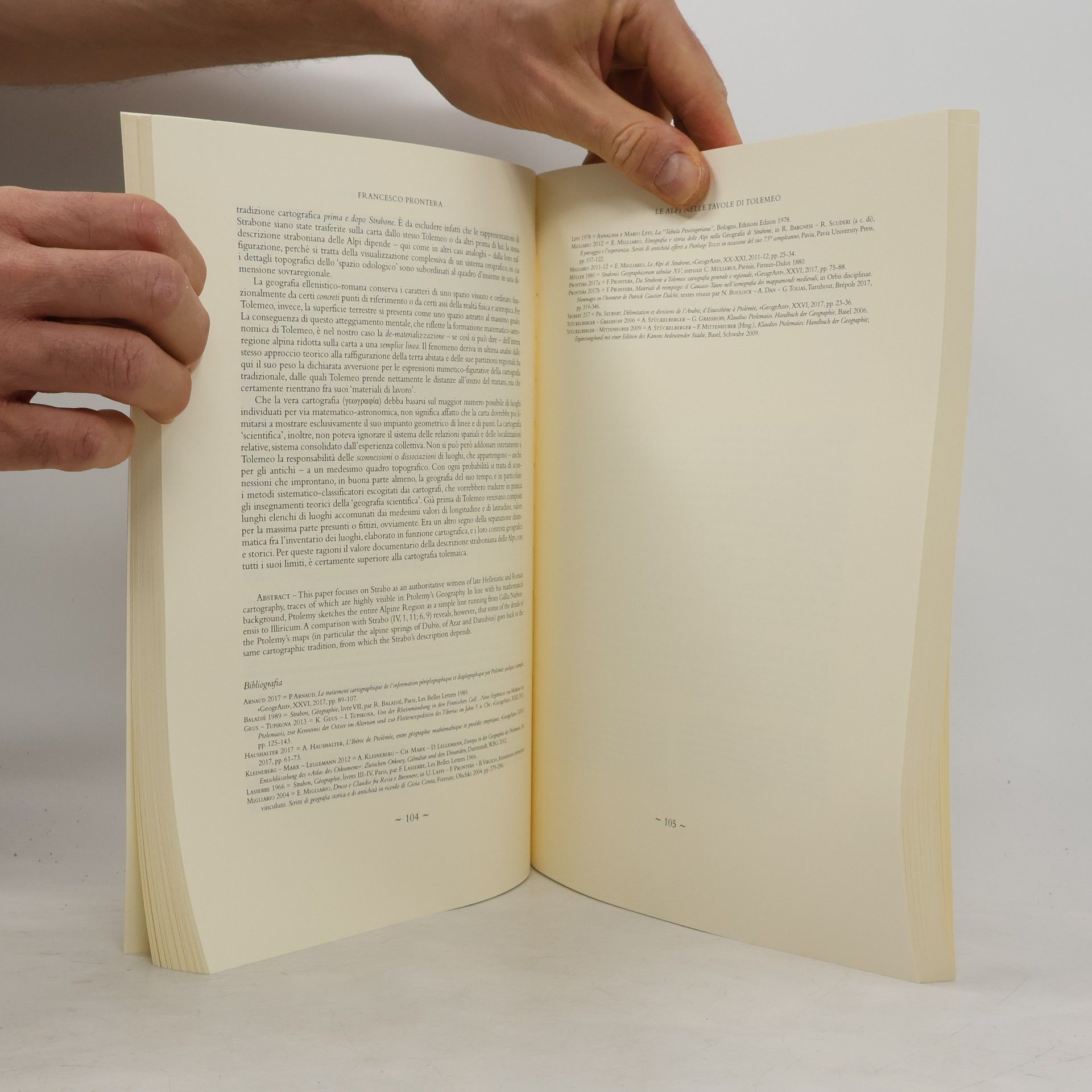 Francesco Prontera Geographia Antiqua XIII