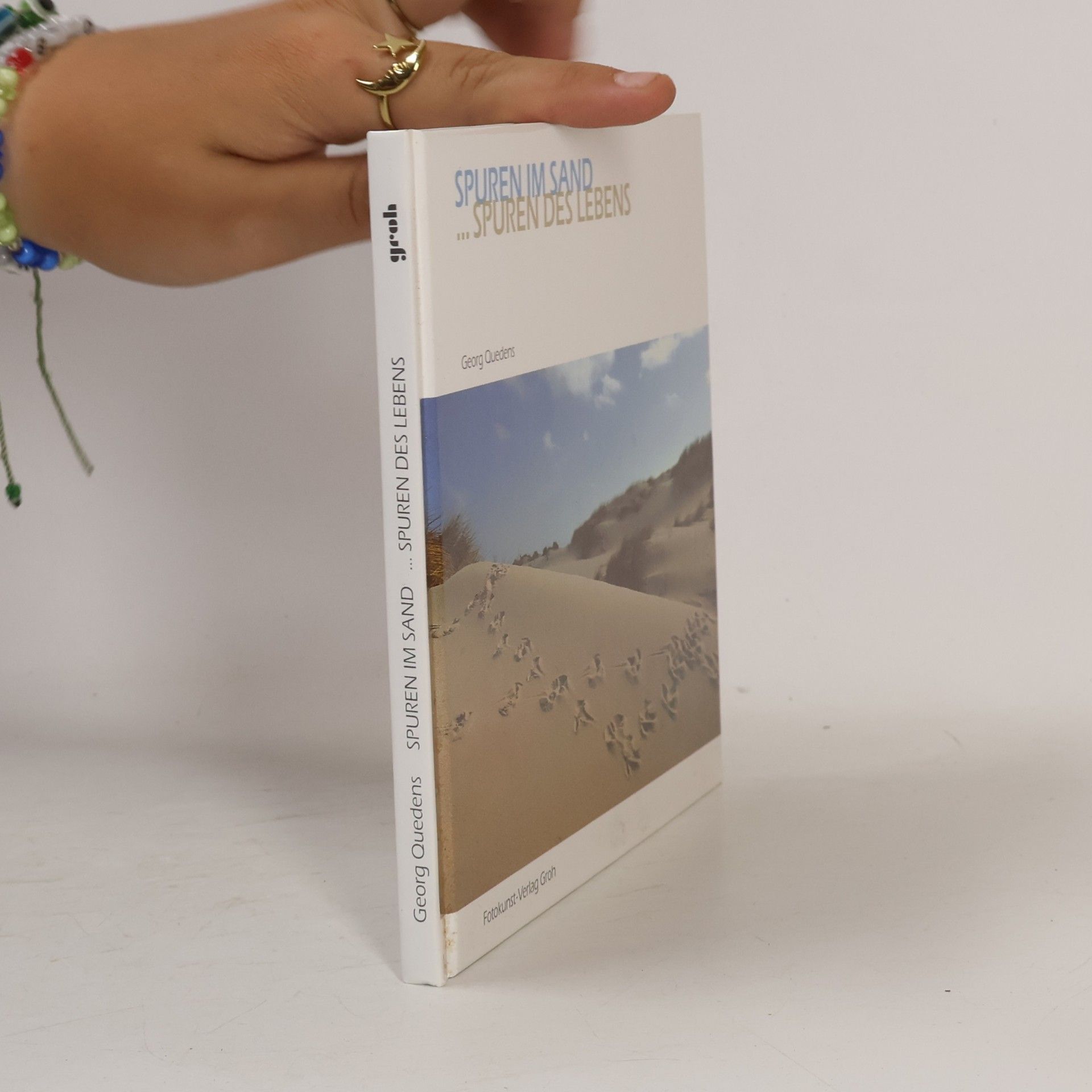 Georg Quedens Spuren im Sand... Spuren des Lebens