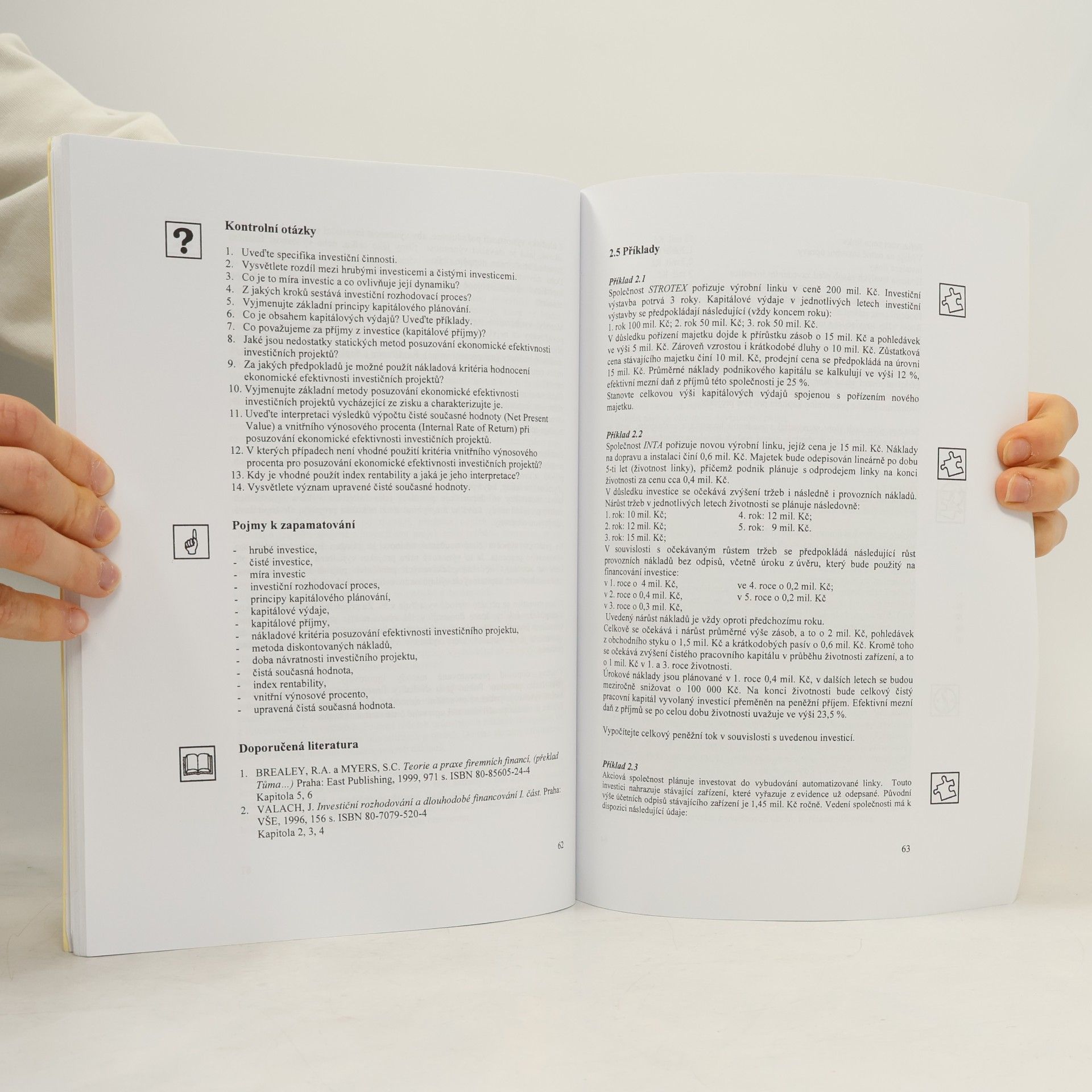 Mária Režňáková Finanční management 2. díl. Studijní text pro kombinovanou formu studia
