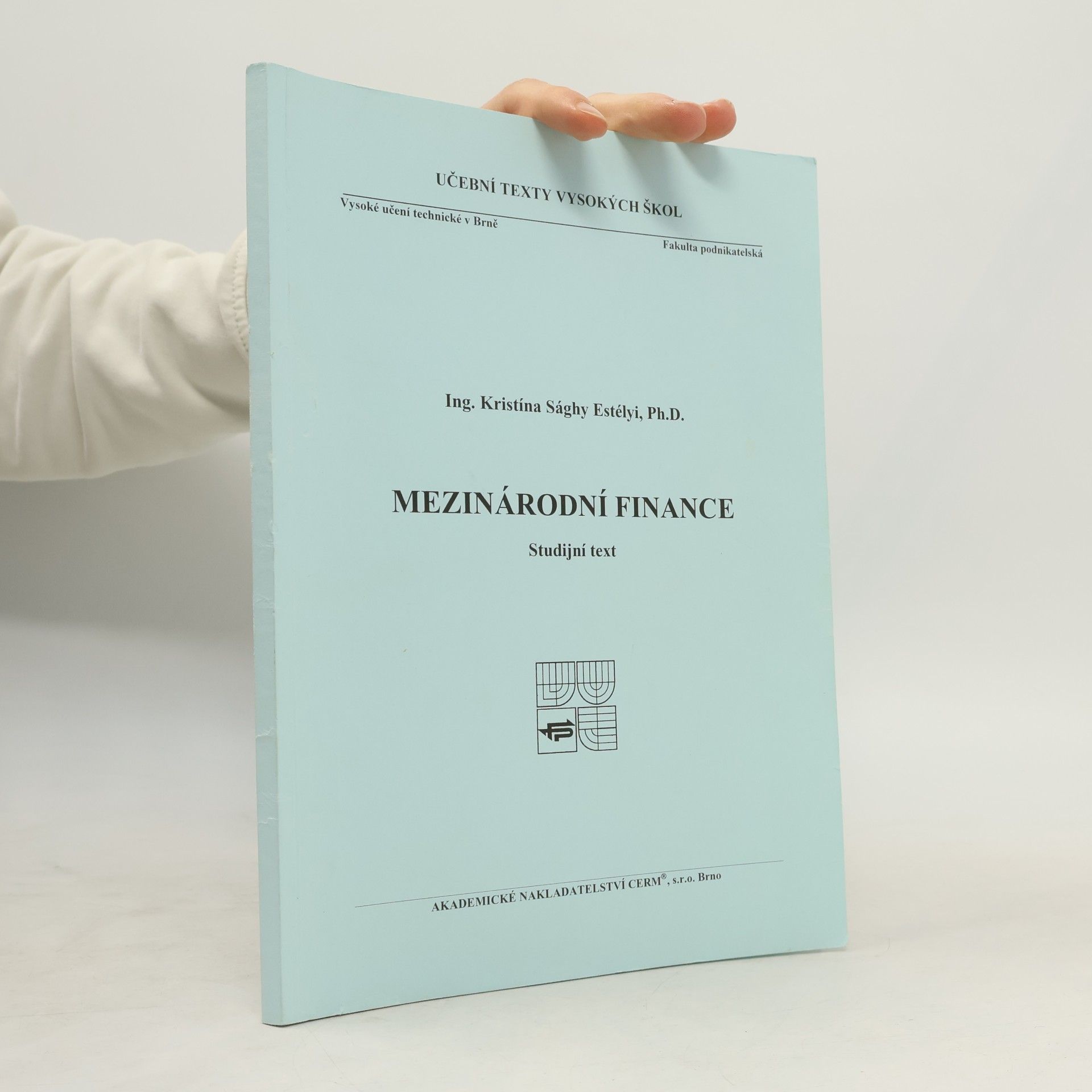Kristína Sághy Estélyi Mezinárodní finance