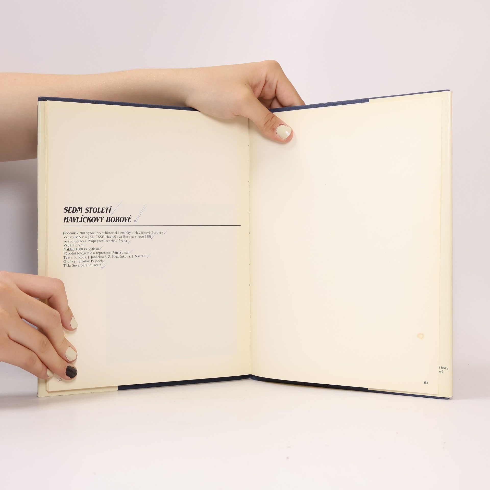 Autores varios Sedm století Havlíčkovy Borové