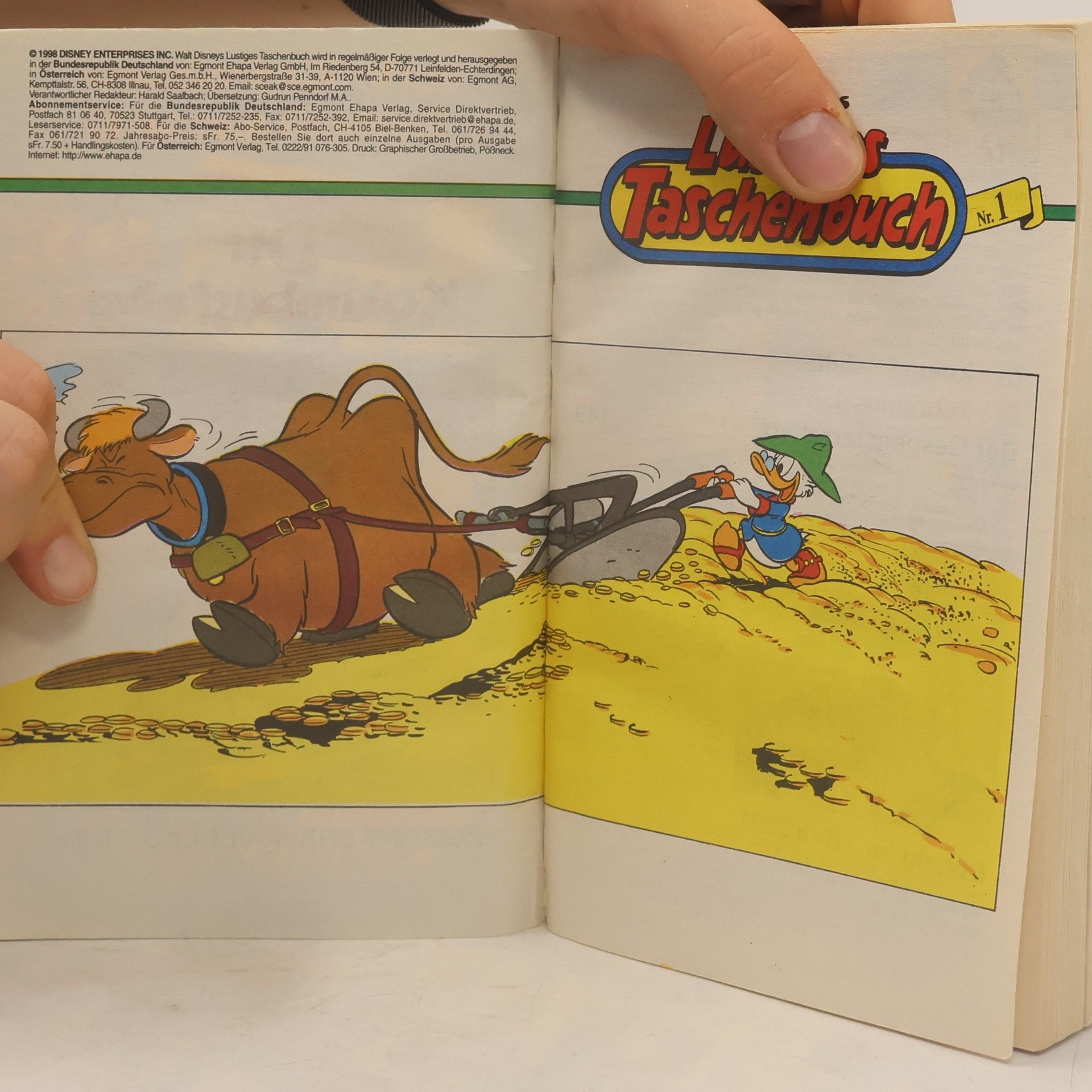 Walt Disney Lustiges Taschenbuch 1. Der Kolumbusfalter.