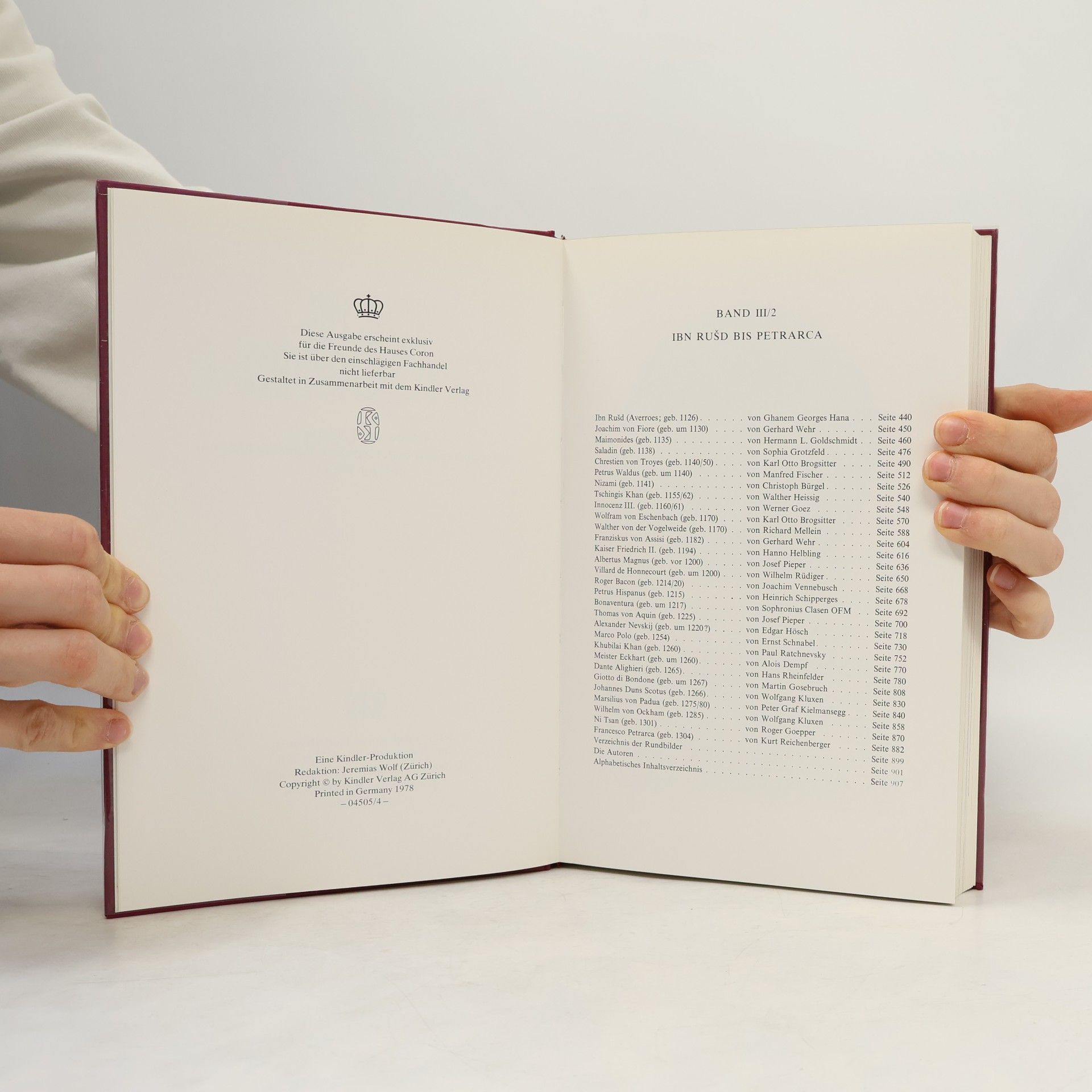 Various authors Die Grossen 12.-14. Jahrhundert III/2