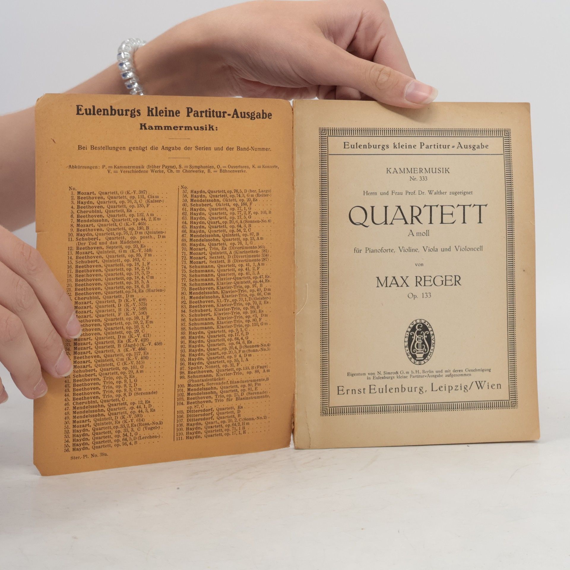 Max Reger Variations and Fugue for Orchestra on a Theme by Mozart