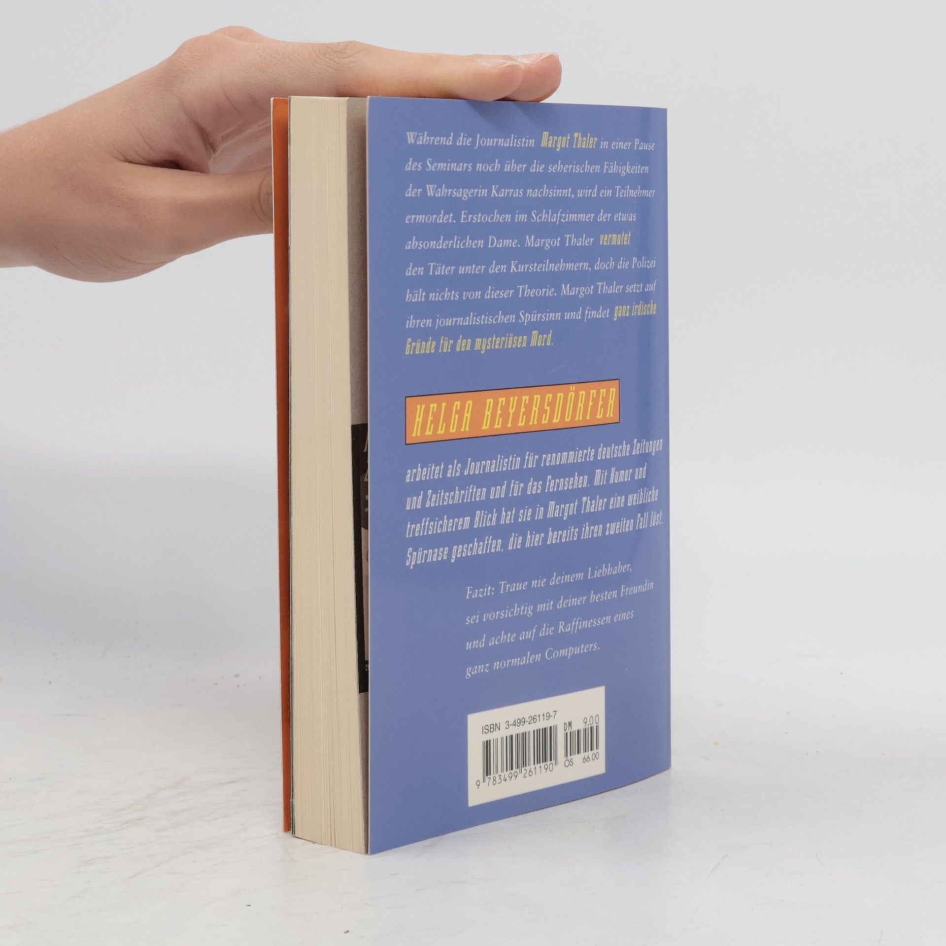 Helga Beyersdörfer Wunderlich Taschenbuch: Mit geschlossenen Augen