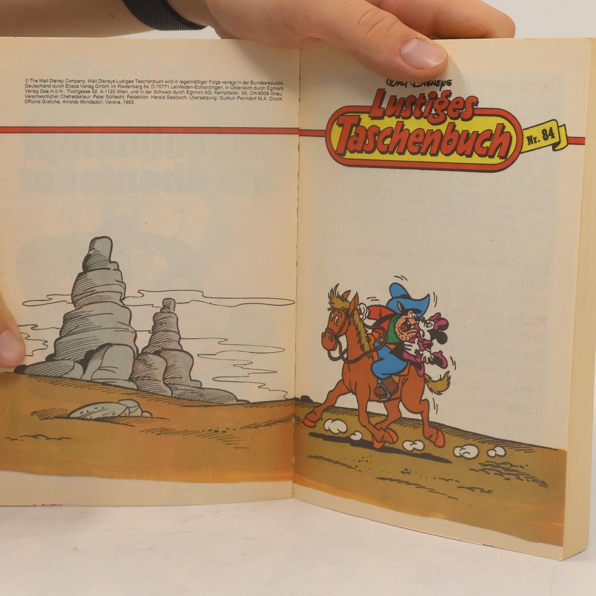 Walt Disney Lustiges Taschenbuch 84. Mit Volldampf ins Abenteuer