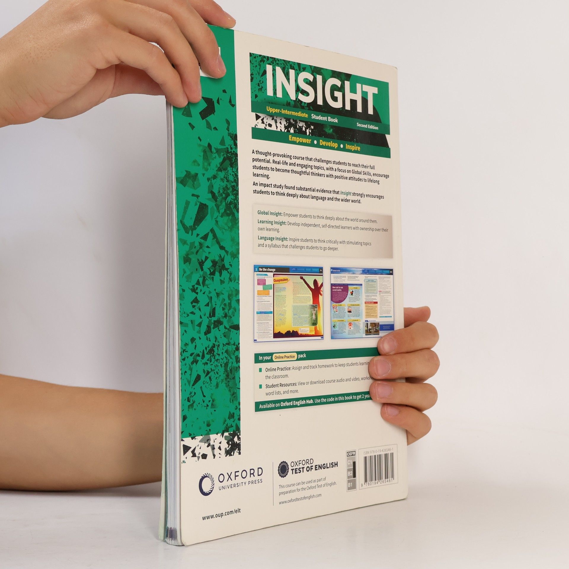 Wildman Jayne Insight Upper-Intermediate Student´s Book with Online Practice Pack, 2 nd