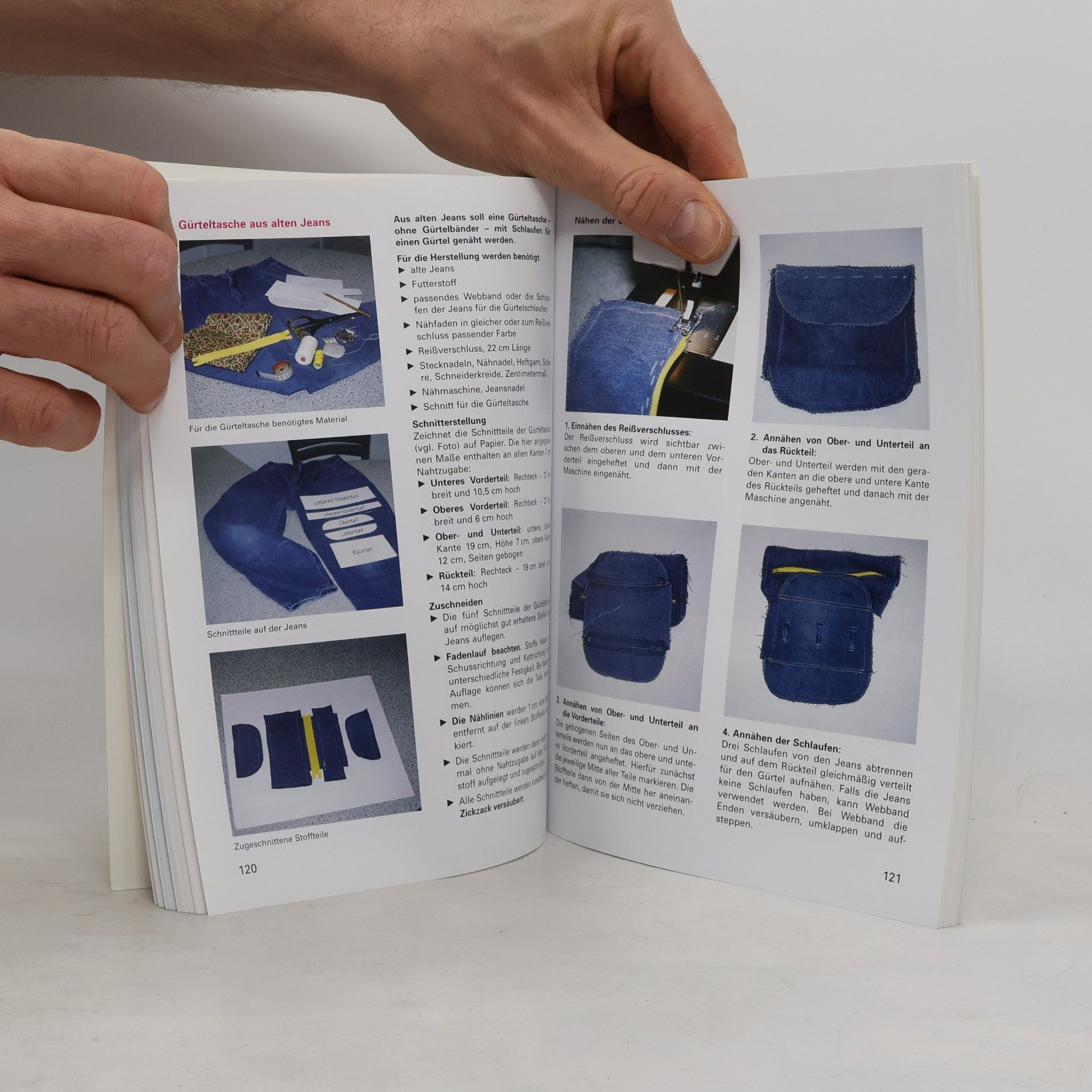 Cornelia A. Schlieper Textilarbeit Schritt für Schritt