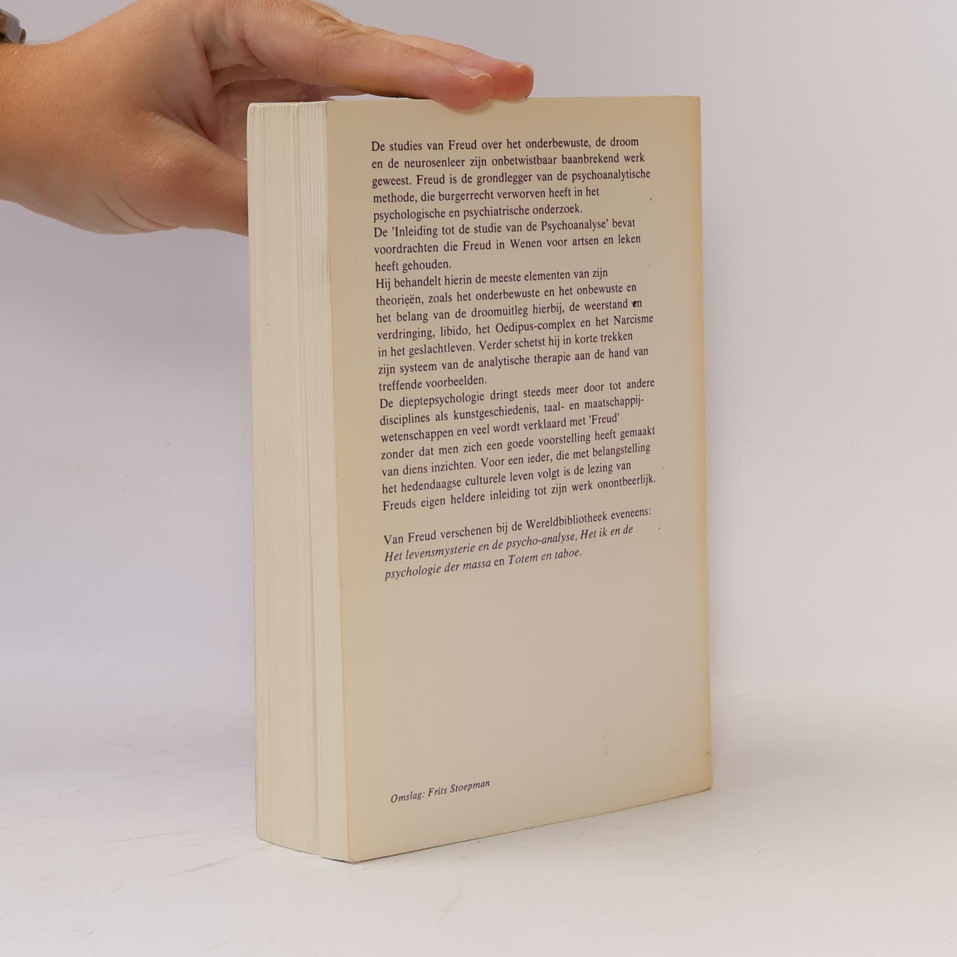 Sigmund Schlomo Freud Inleiding tot psychoanalyse