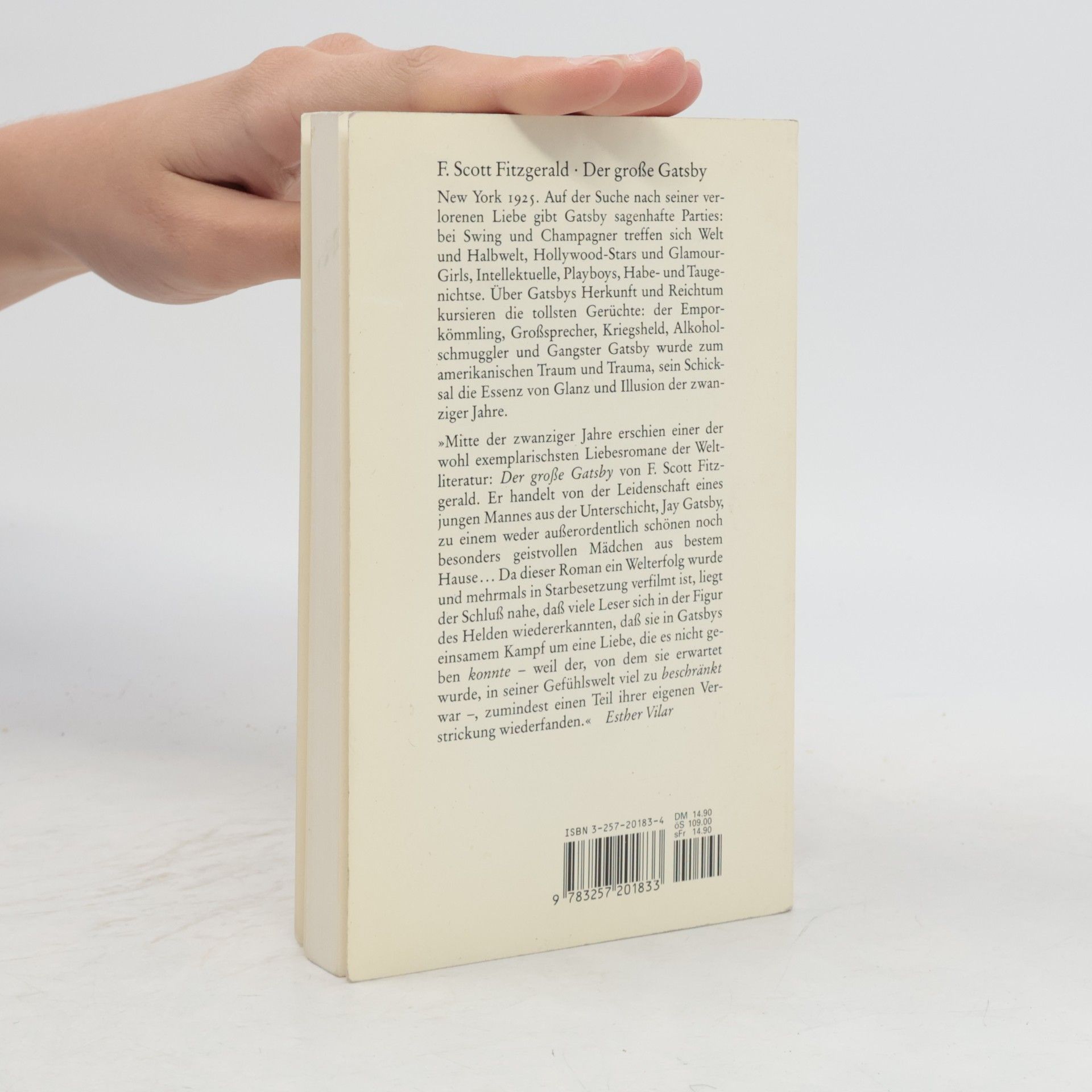 F. Scott Fitzgerald Der große Gatsby